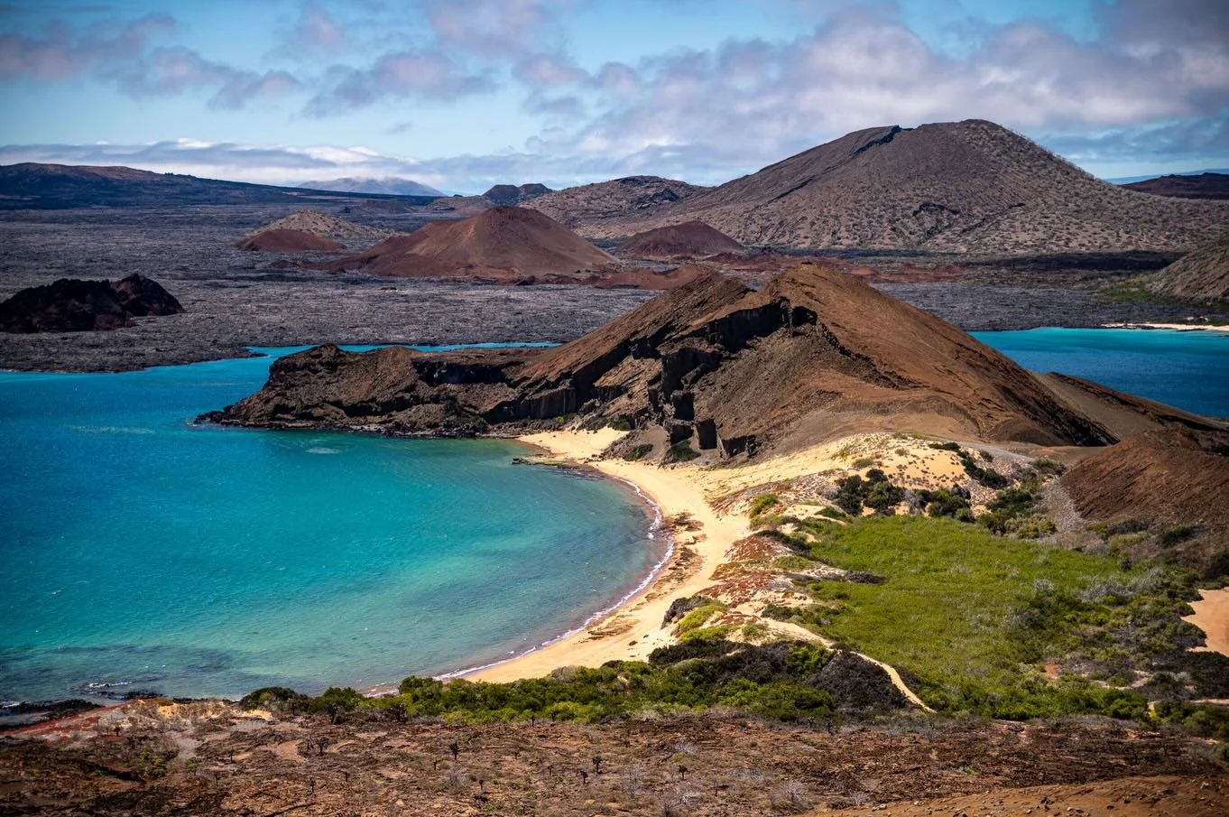 Santa Cruz is the jumping-off point for visits to many of the Gal&aacute;pagos&rsquo; uninhabited islands, so I spent a day journeying to Isla Bartolom&eacute;. The trip is long &ndash; 30 minutes by car, then 2 hours by boat &ndash; but that&rsquo;s