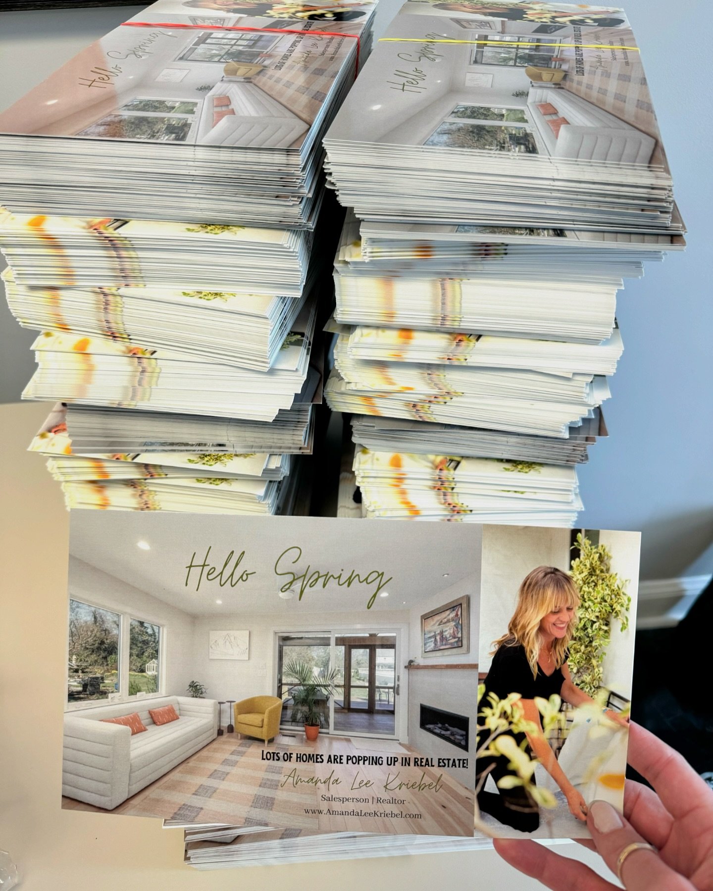 A fresh batch of postcards are out circulating into local mailboxes with a Spring home maintenance checklist and tips.
Catch the details and more updates in my monthly newsletter dropping tomorrow- sign up in my website. 📬 🚀 💌

Happy May 🌷

Amand