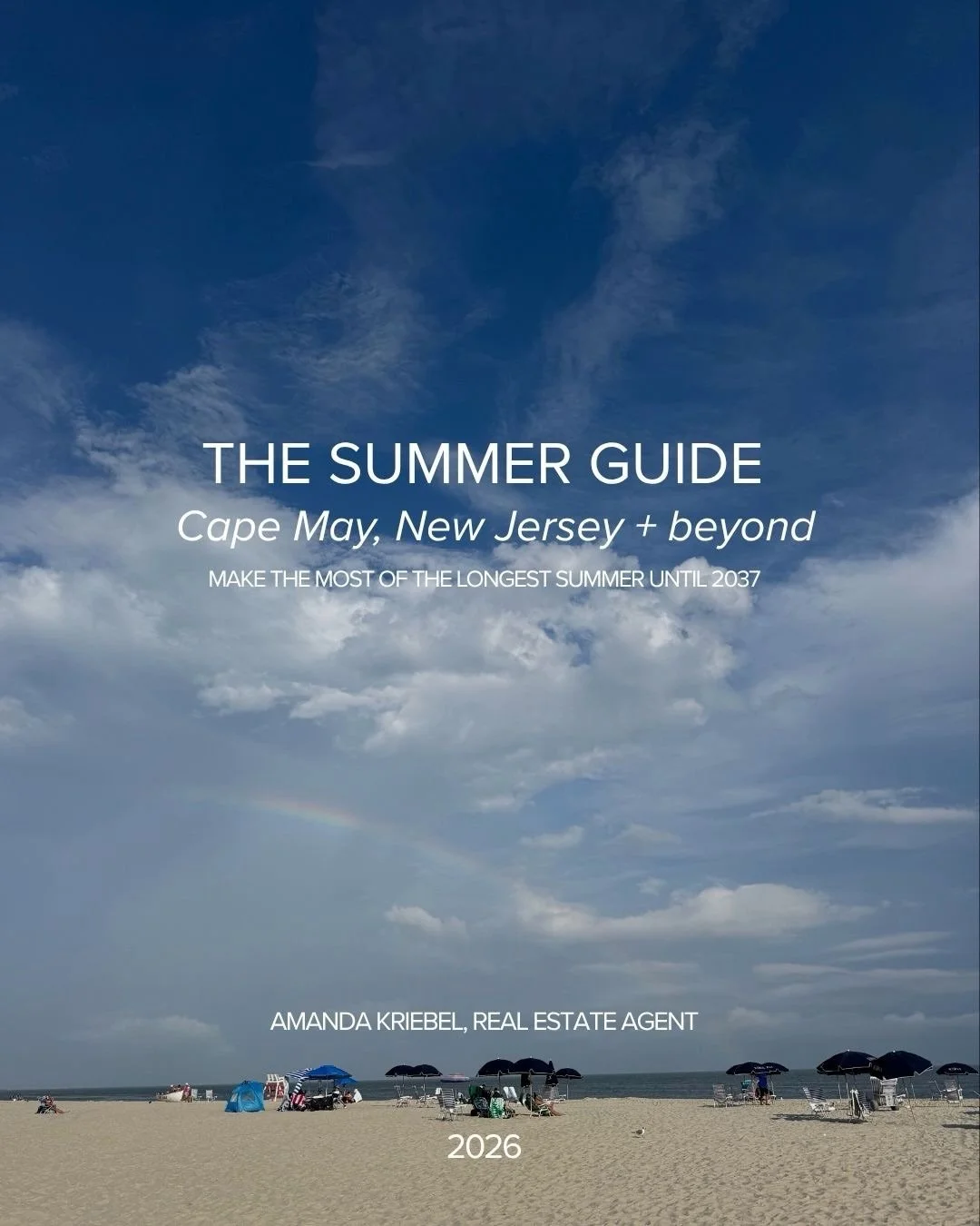 It&rsquo;s here! ☀️🐚
Your 2026 Summer Guide to Cape May + beyond.

Fun fact: This summer is the longest stretch from Memorial Day to Labor Day until 2037.

The porches are filling up, beach boxes are making their annual return, the event calendar is