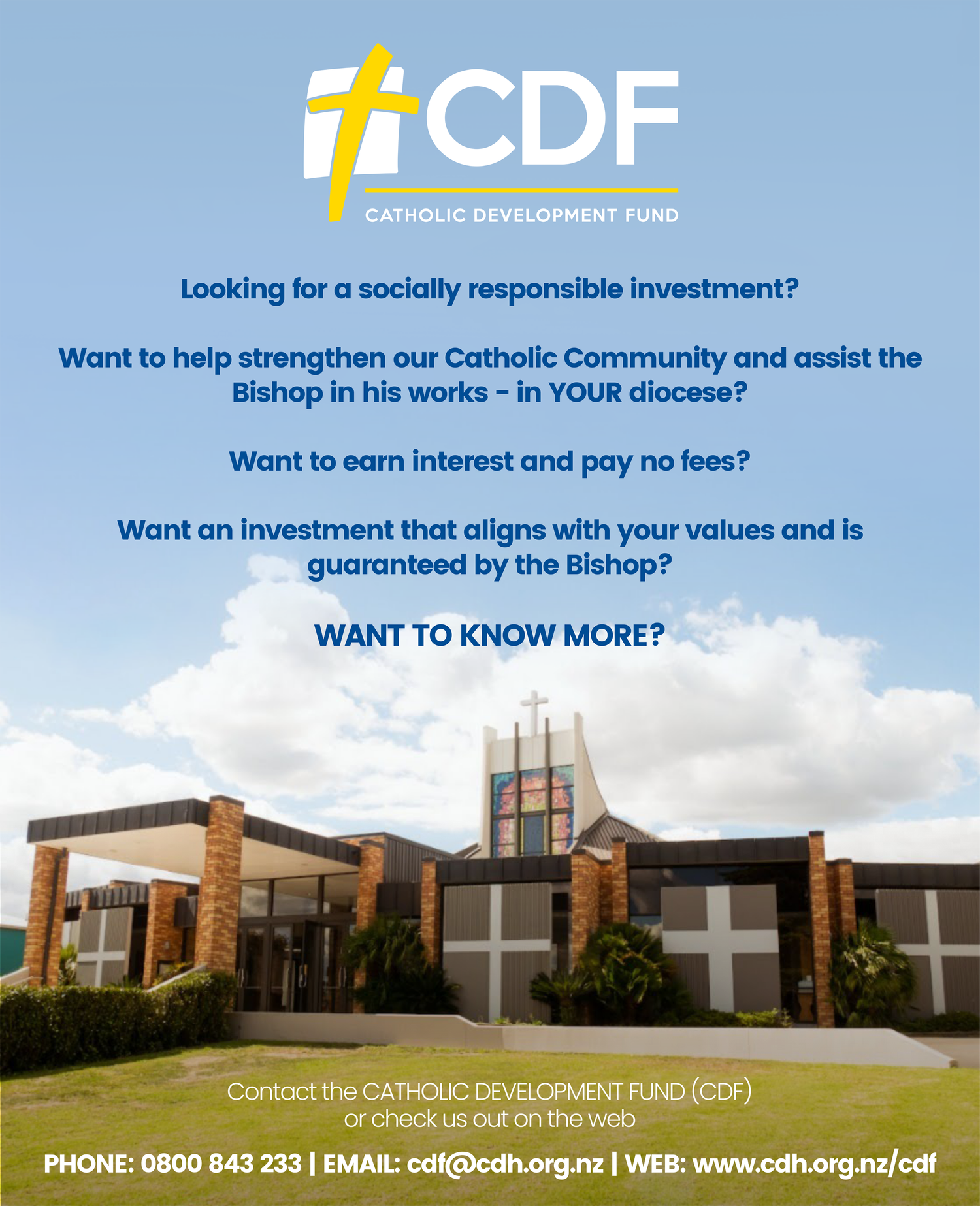    Catholic Development Fund - your socially responsible investment