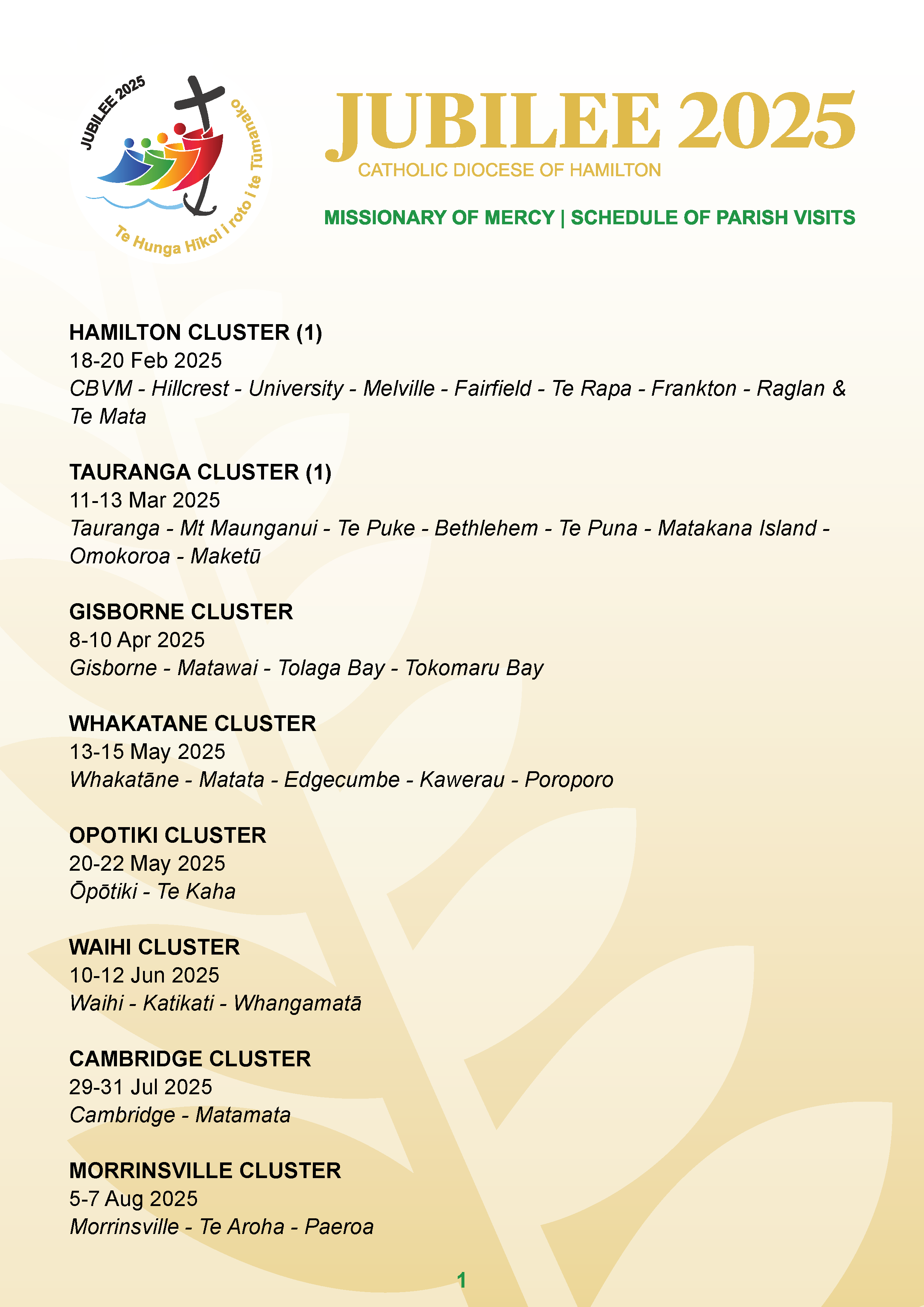 Jubilee 2025 — Catholic Diocese of Hamilton