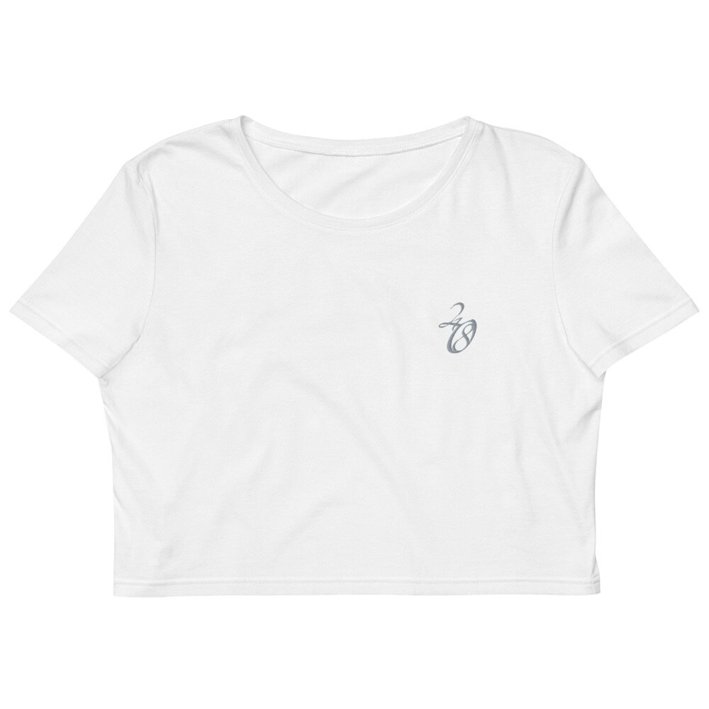 2180 Crop Top - White