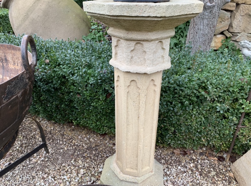 GF1026 Sandstone Gothic sundial pedestal $895