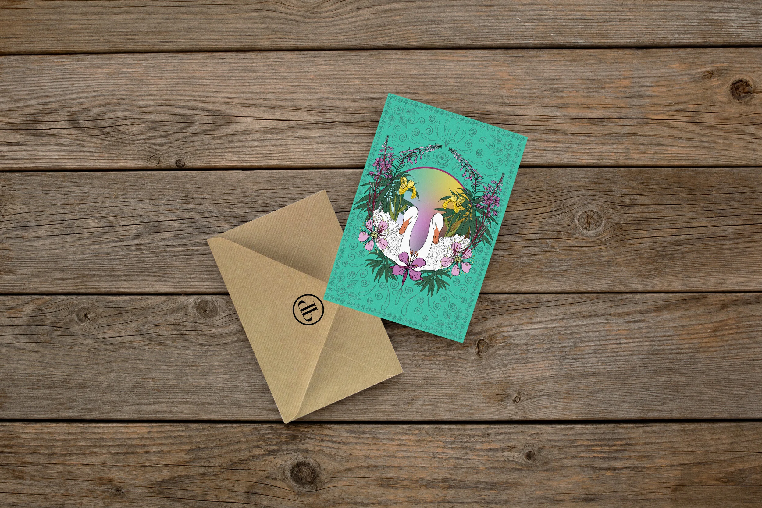 fancy swan card teal.jpg