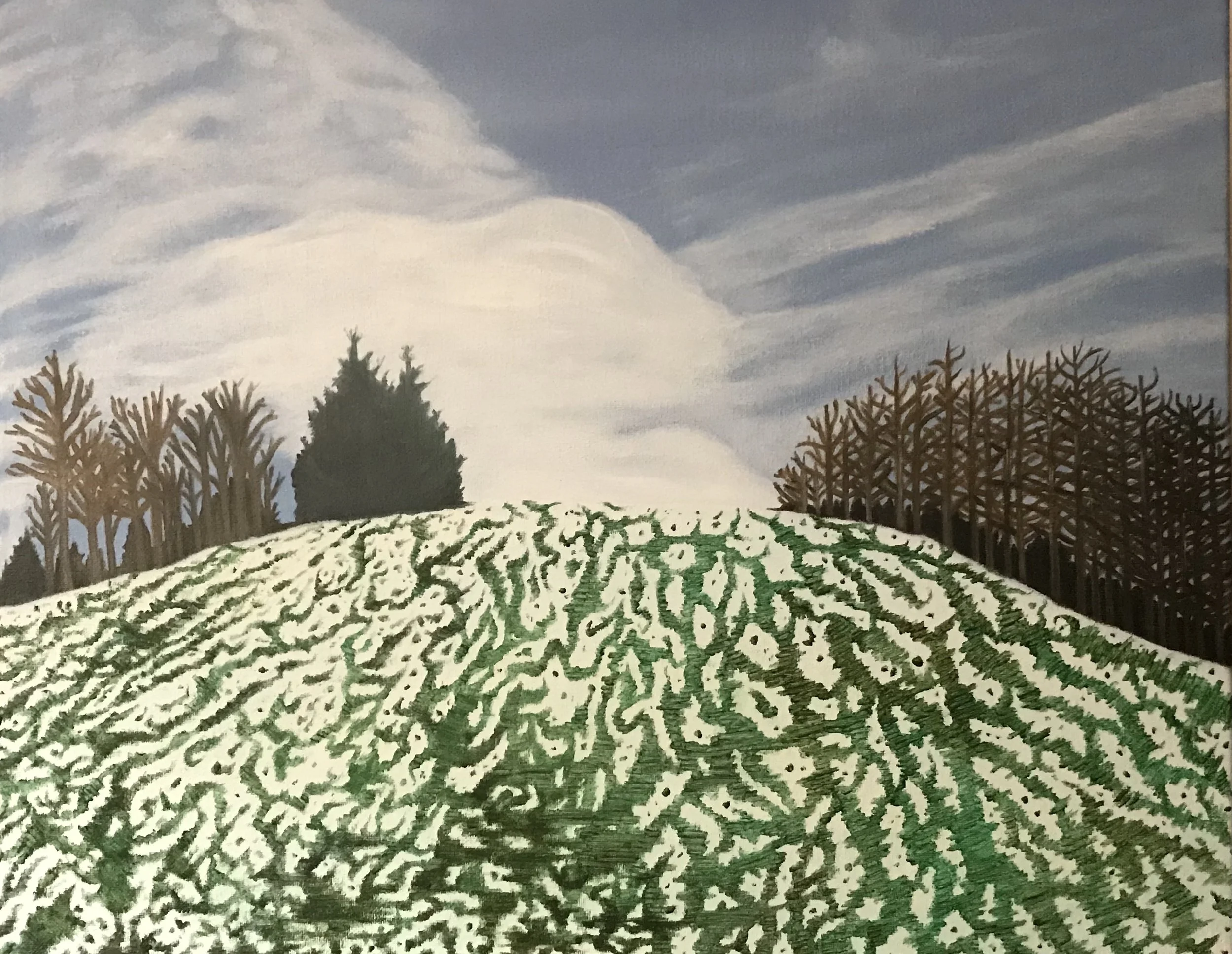 Ryan's Hill, oil on canvas, 2023