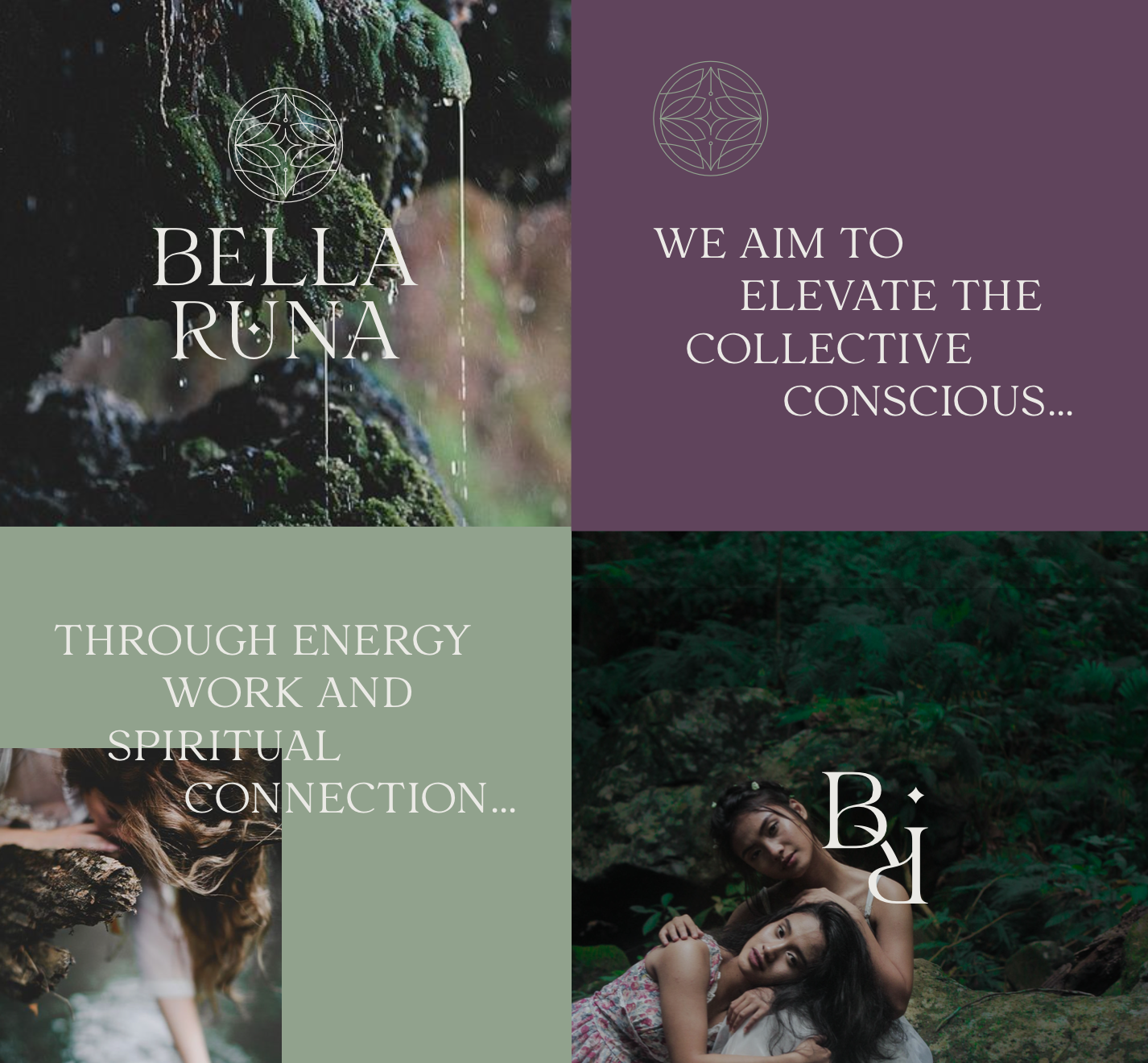 reiki brand website design