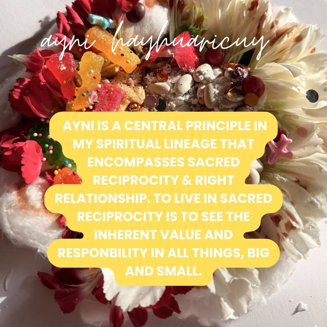 I have found a lot of meaning-making through these offerings. I love having something intimate + organic to channel energy &amp; heart into. Creating meaning is a pleasure afforded to us as humans to make sense of this life experience. Through nature