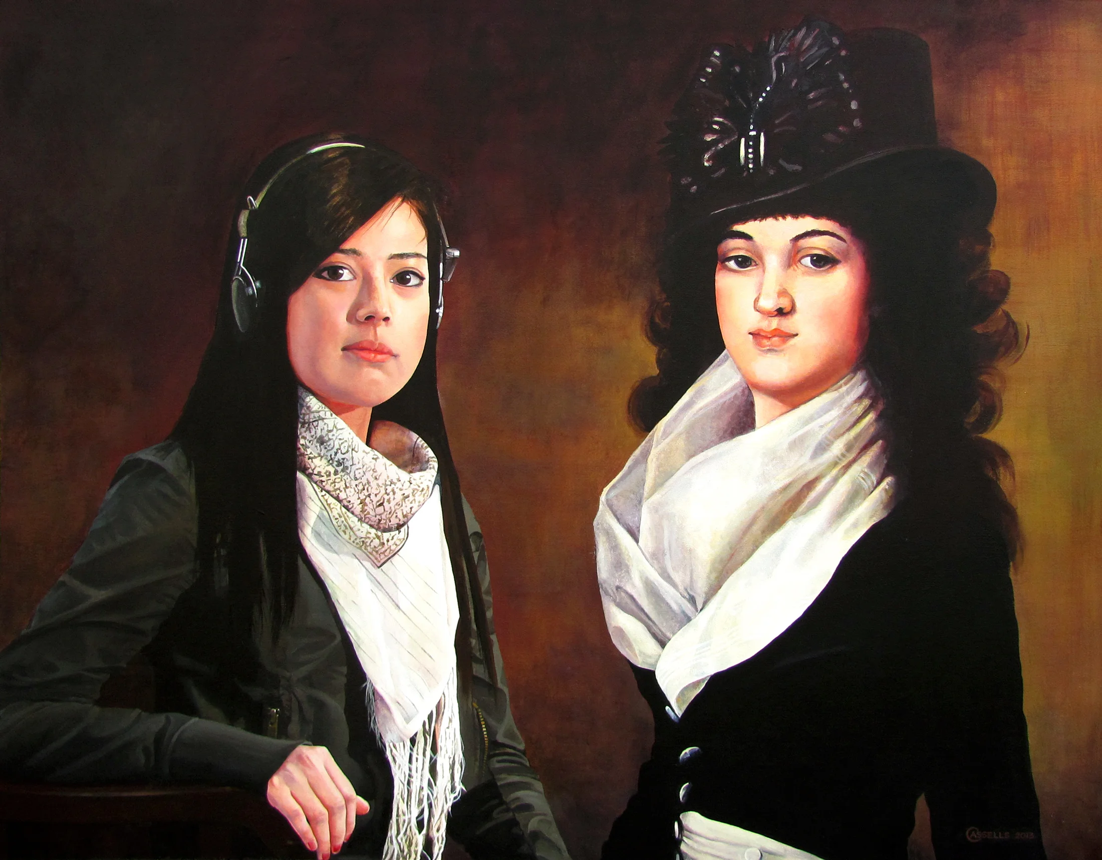 “Betsy and Princess Anna Gagarina (after Jean-Louis Voille)”