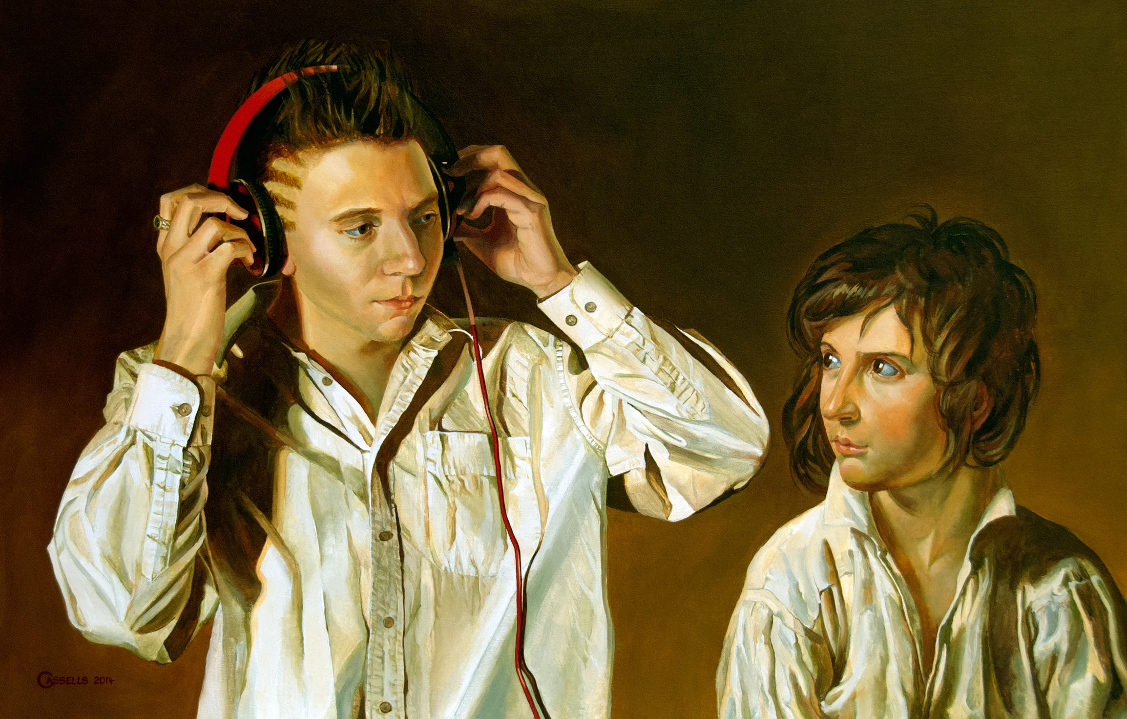 "Thomas and A Portrait of a Youth (after Anne-Louis Girodet de Roussy-Trioson)"