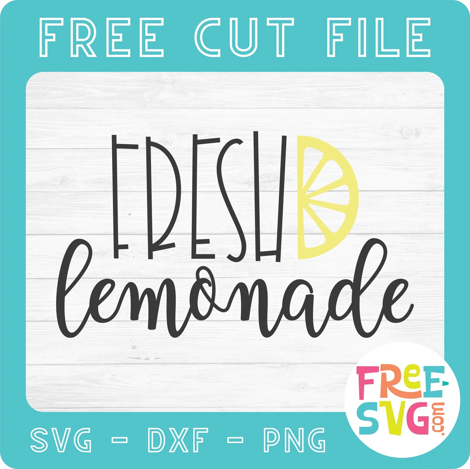 Fresh Lemonade Free Svg Com