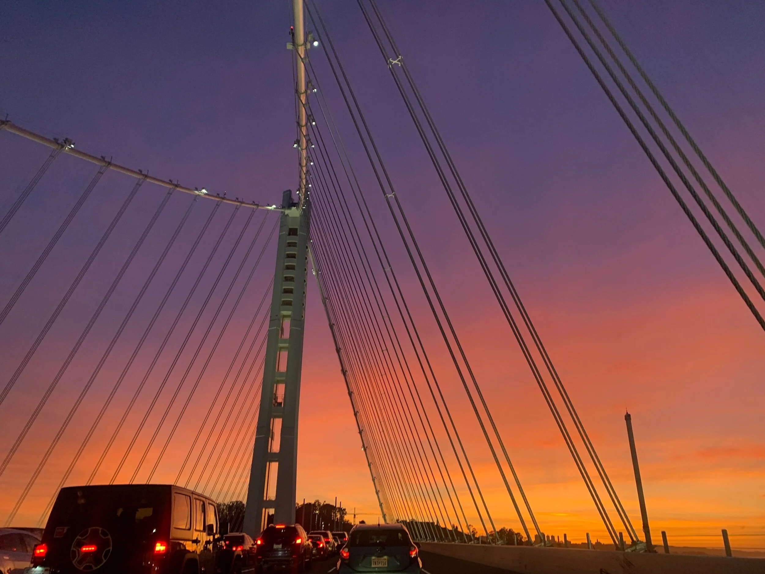 Bay bridge at 5 pm | January  (Copy)