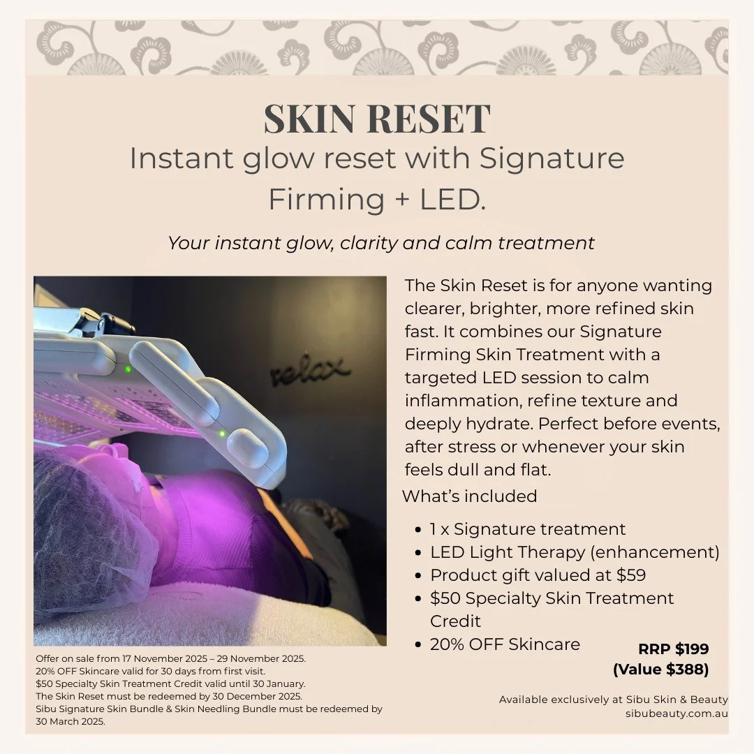 Black Friday extended until midnight tonight ✨
All three of our glow bundles are still live for a few more hours:
Skin Reset &mdash; save $189
Sibu Signature &mdash; save $185
Skin Needling &mdash; save $425
If you&rsquo;ve been wanting clearer, brig