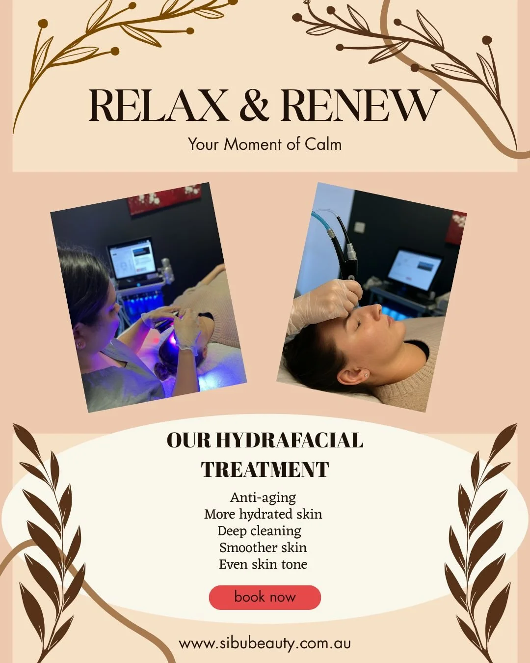 SKIN FEELING DRY THIS SUMMER? ☀️💧
Our HydraFacial deeply cleanses, exfoliates &amp; floods your skin with hydration &mdash; leaving you instantly smooth, fresh and glowing.
Book your glow at www.sibubeauty.com.au 🤍
#HydraFacial #SummerSkin #Glowing