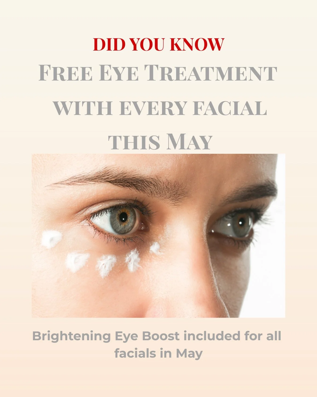 For the rest of May every facial at Sibu includes a complimentary Brightening Eye Boost ✨
No extra time. No extra cost.