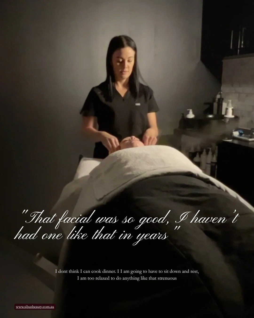 Too relaxed after your appointment to be trusted to cook dinner properly &hearts;️

Sometimes the best feedback isn&rsquo;t about the treatment itself &mdash; it&rsquo;s about how you felt while you were here.

At Sibu, we want every treatment to fee