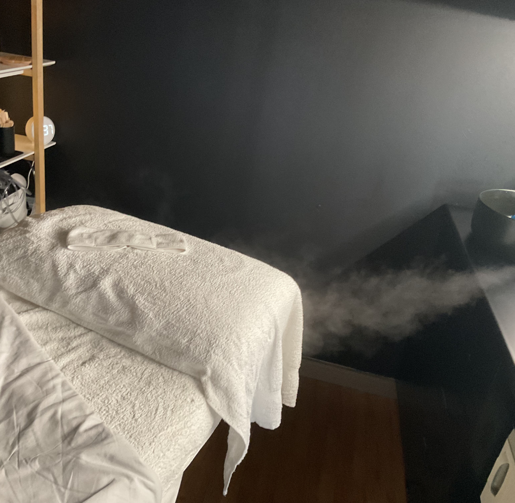 Treatment room at Sibu Skin and Beauty representing dermaplaning as part of a personalised professional skin treatment plan.