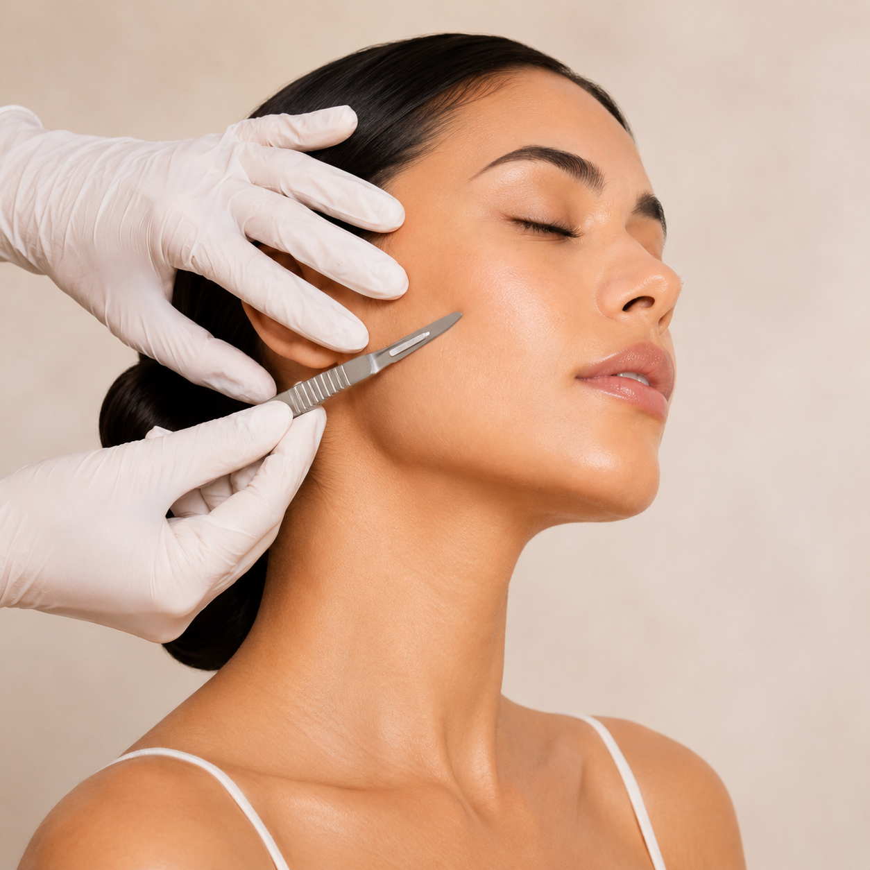 Dermaplaning facial treatment for smoother skin, brighter complexion and improved product absorption