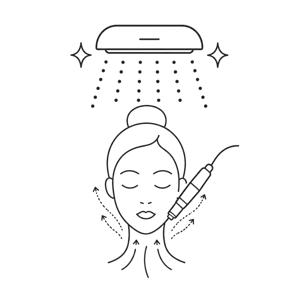 Platinum HydraFacial with advanced targeted treatment and LED support