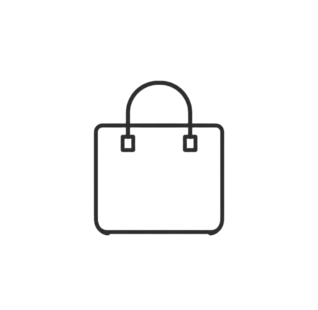 Bag icon representing what to bring to a skin consultation.