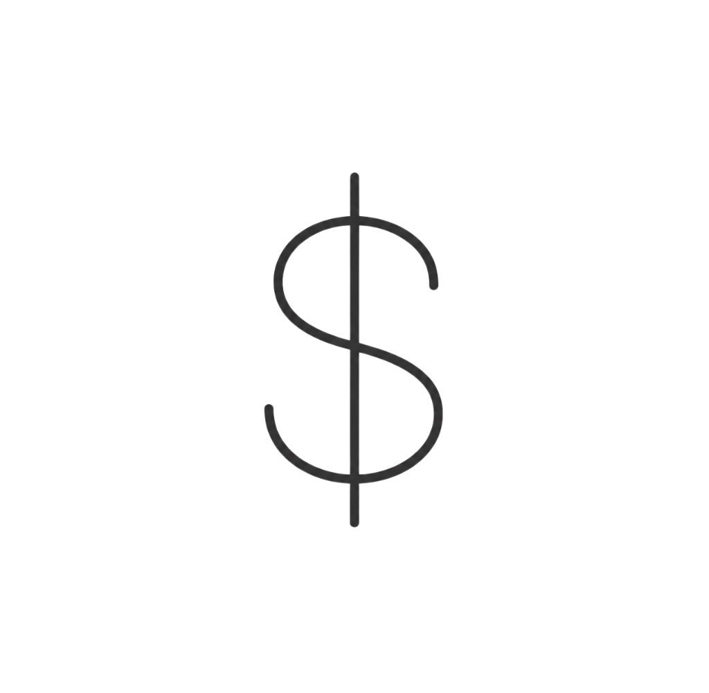 Dollar symbol icon representing skin consultation pricing.