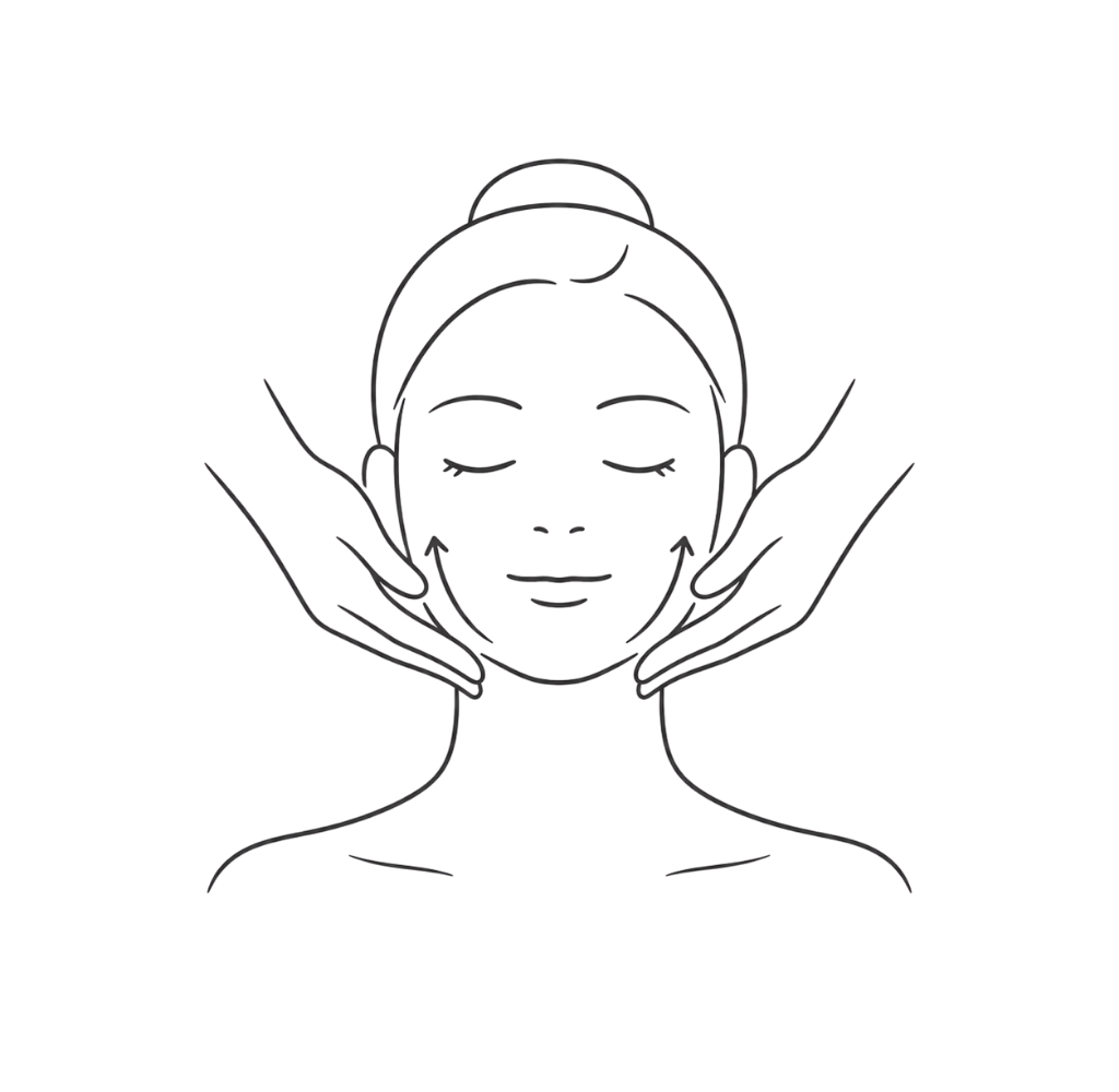 Firming and sculpting facial massage