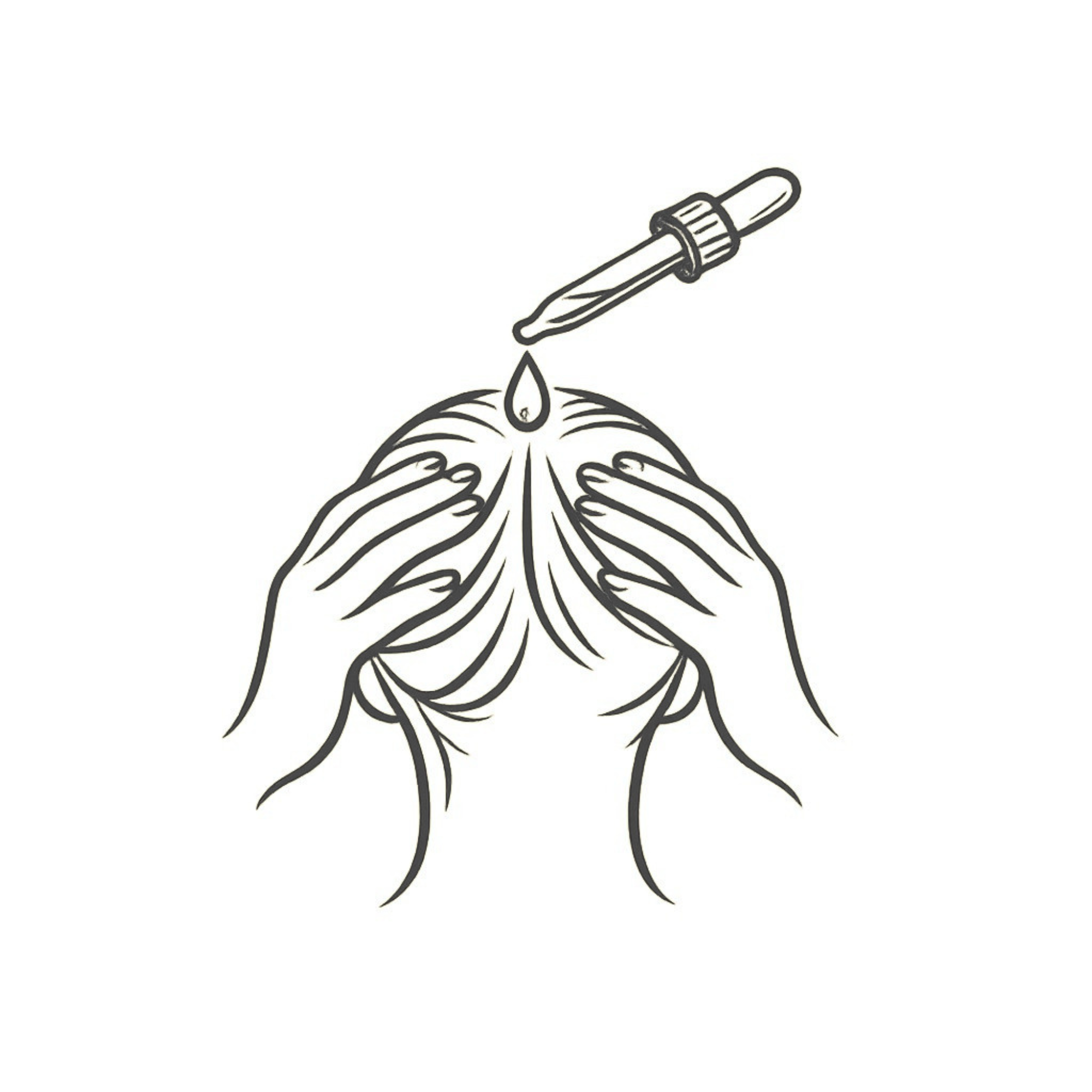 Relaxing hair and scalp therapy enhancement to relieve tension and improve wellbeing