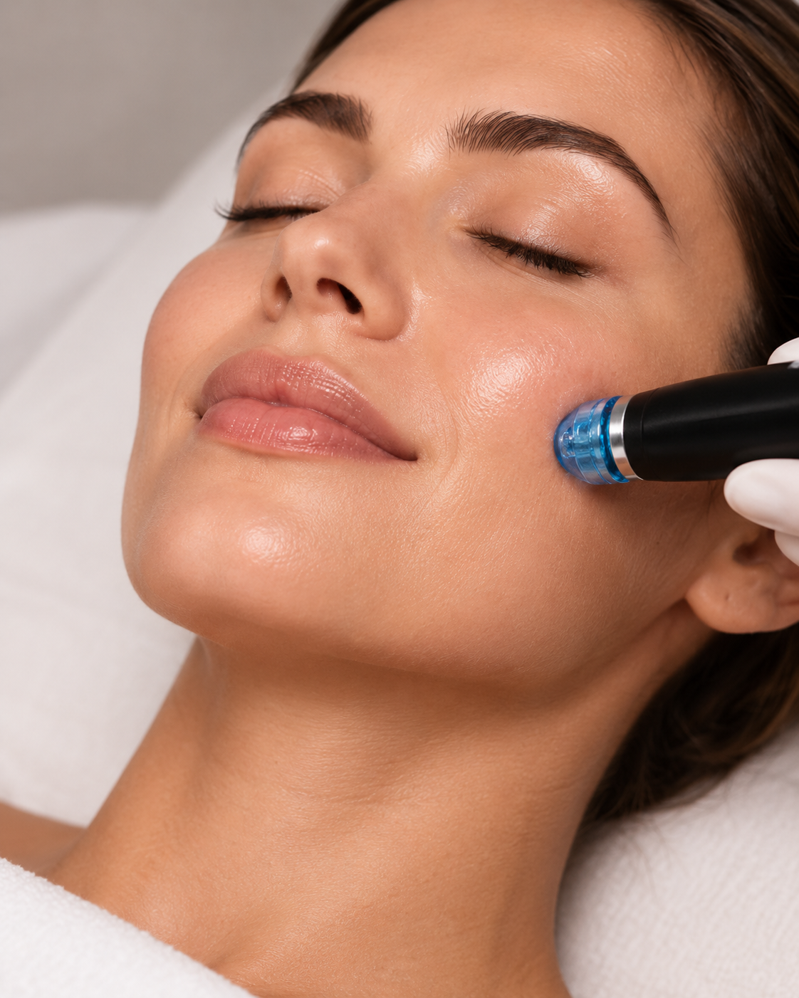 Close-up HydraFacial treatment for targeted skin concerns at Sibu Skin and Beauty Canberra
