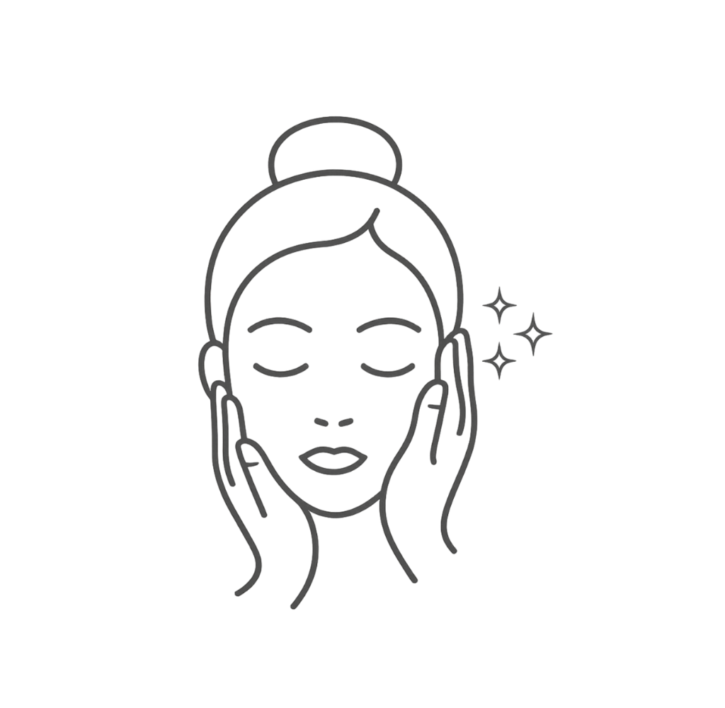 Relaxing facial massage and touch therapies