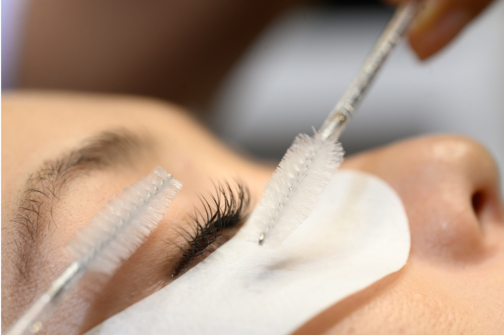 Professional lash lift treatment at Sibu Skin and Beauty