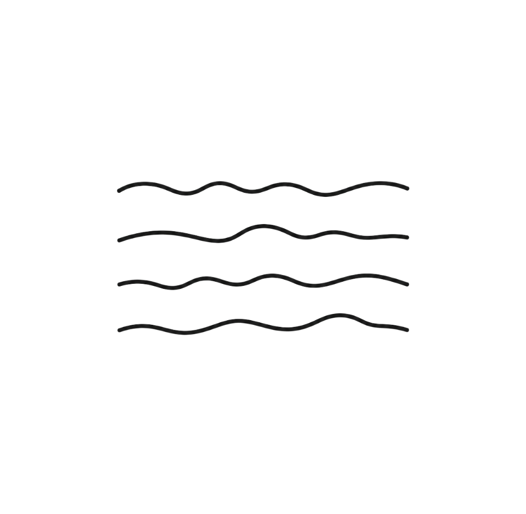 Clinical line-art icon representing rough or uneven skin surface texture.