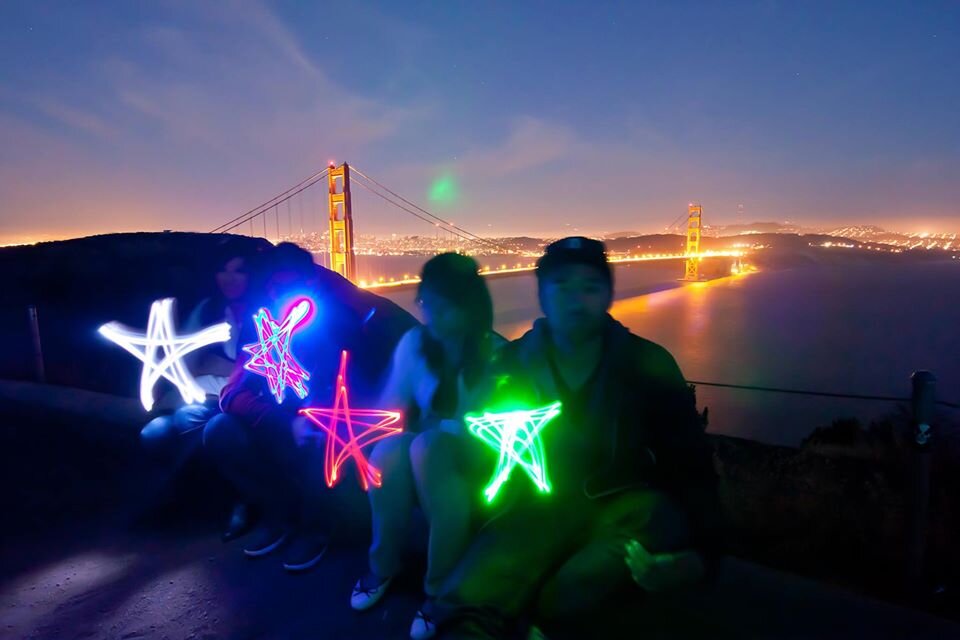 Star Long Exposure San Francisco Golden Gate BridgeAMUSETHEMUSES.com.jpg