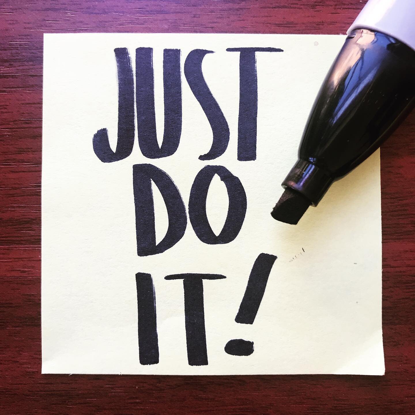 Just do it. Sometimes it&rsquo;s better to just do it than to overthink it. Less thinking. More doing. It&rsquo;s in the doing where you&rsquo;ll learn and grow from. Especially in art, if it&rsquo;s visual, it&rsquo;s a right-brain process. Not a le