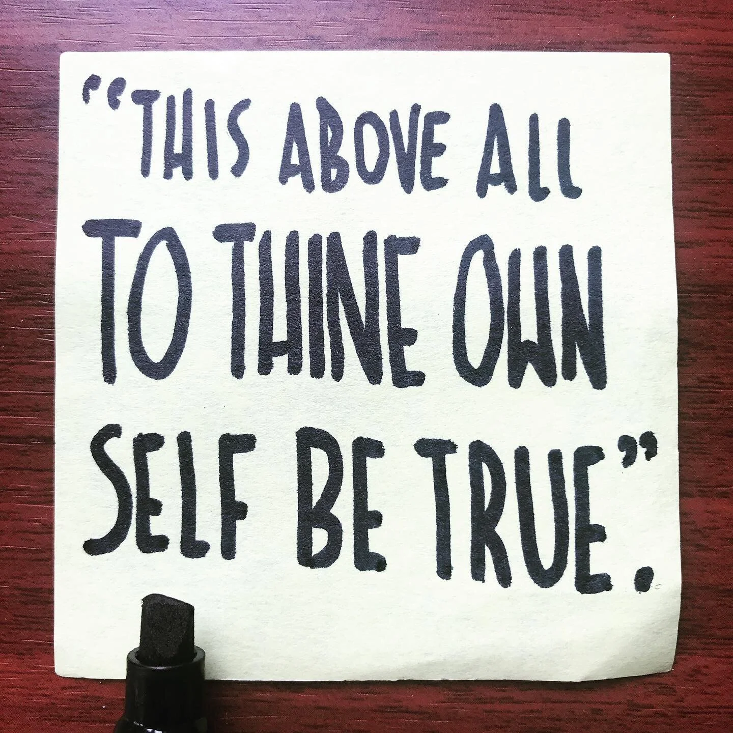 &ldquo;And it must follow, as the night the day, thou canst not then be false to any man.&rdquo; -Hamlet #knowthyself #selfactualization
