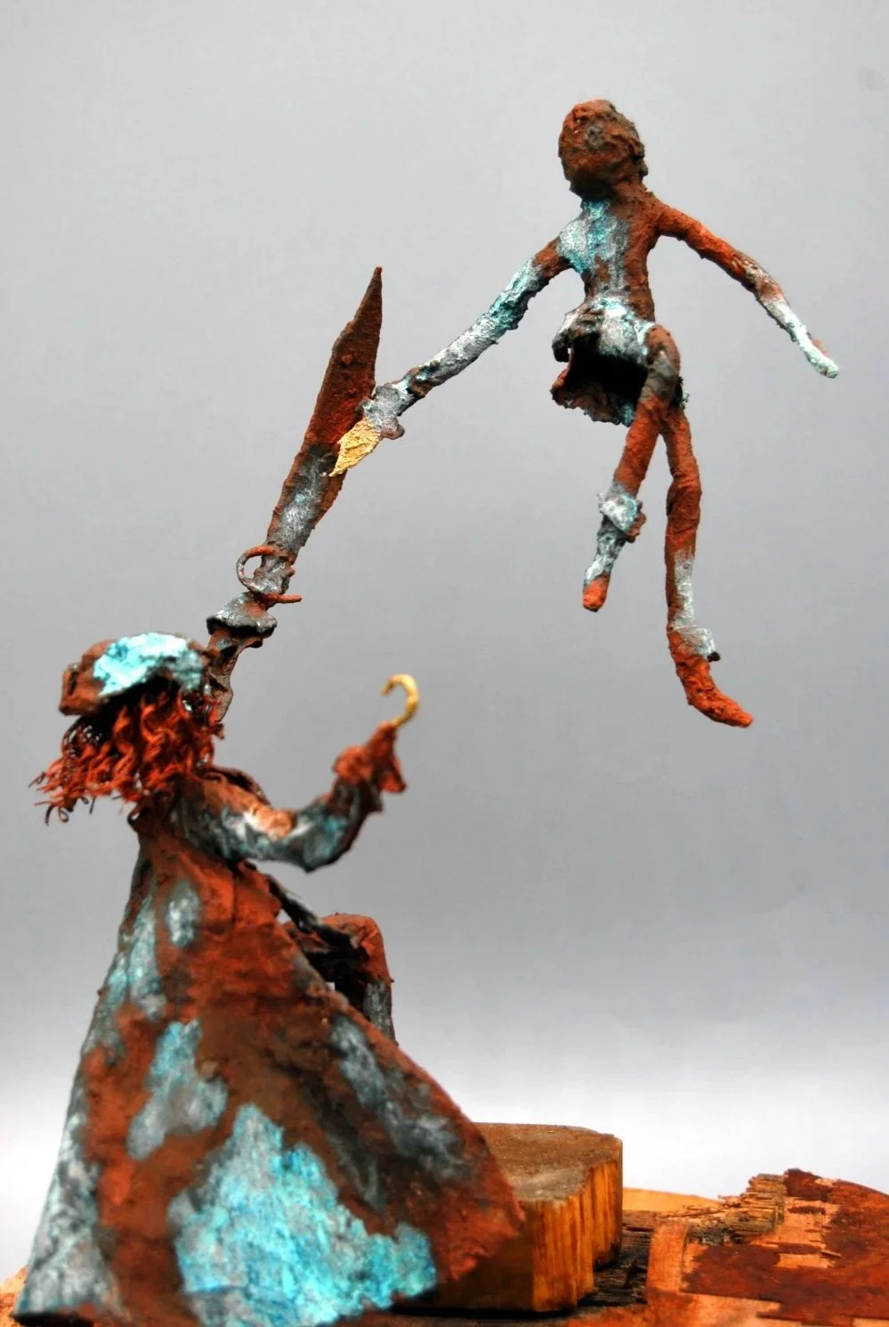  Detail of ‘Hook or me this time’  Please contact the artist if you are interested.  £330 + P&amp;P 