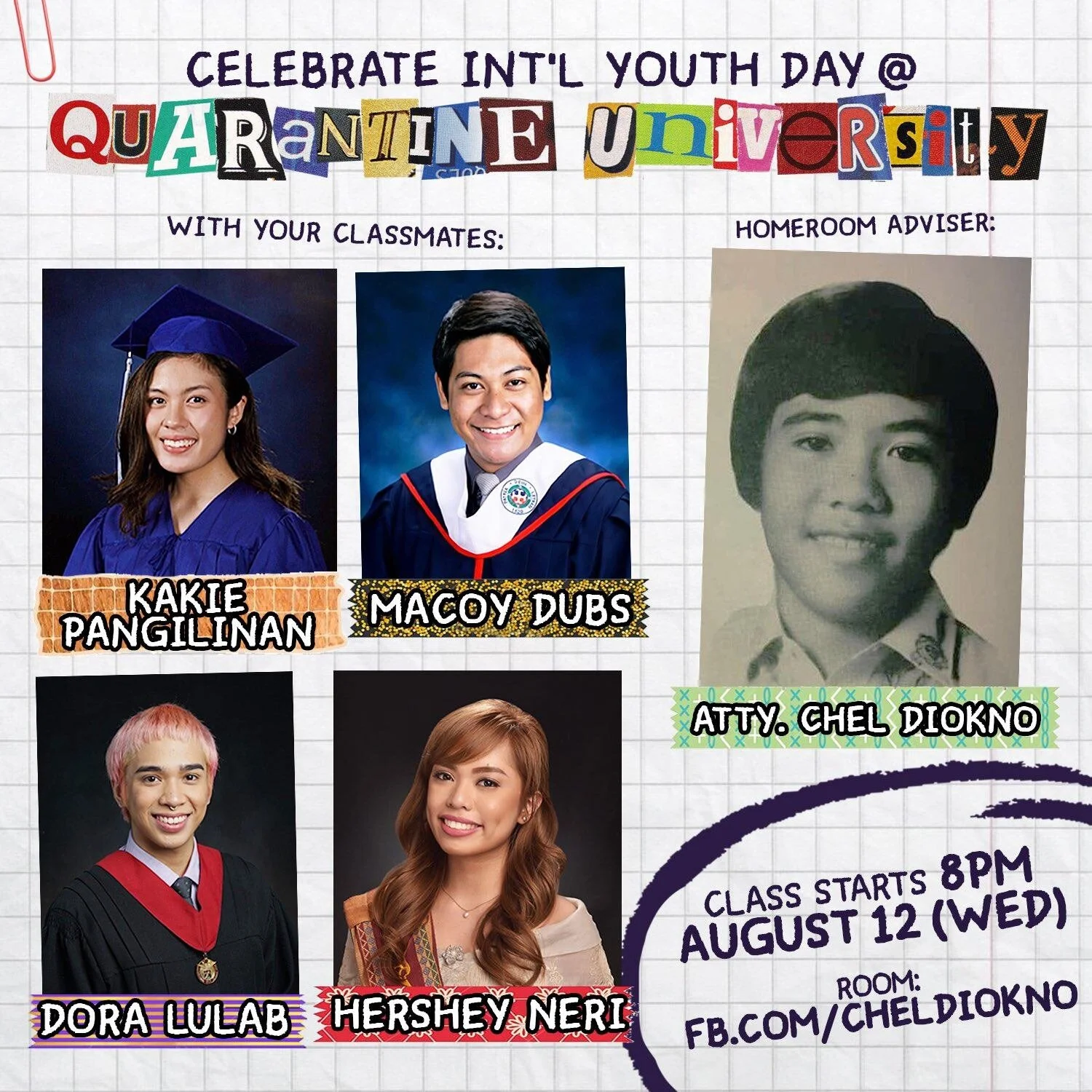 Celebrate Internatinal Youth Day at Quarantine University!