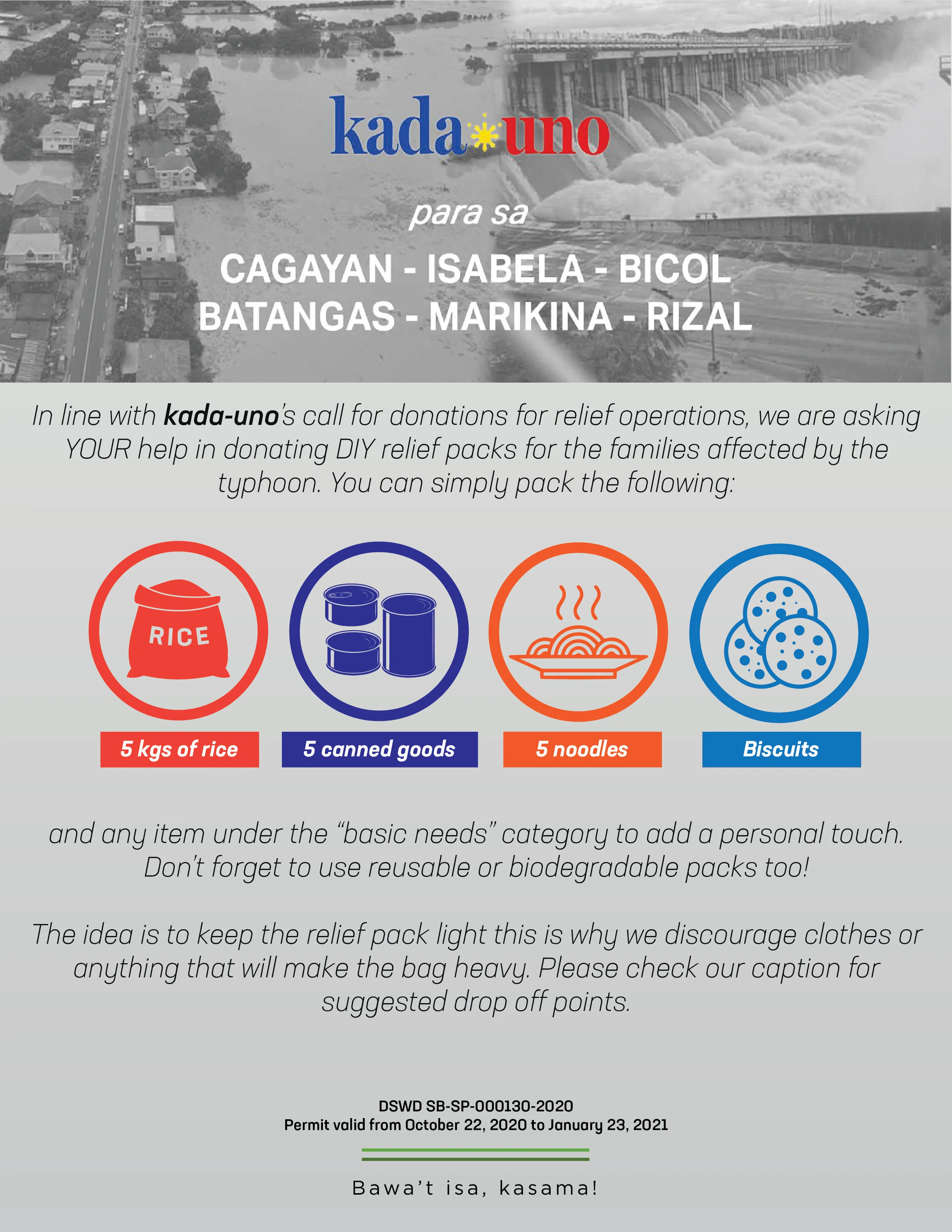 DIY RELIEF PACKS — kada•uno