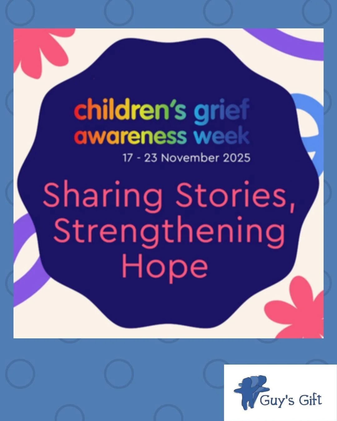 This #ChildrensGriefAwarenessWeek we're asking children to share their stories, following this years theme of 'Sharing Stories, Strengthening Hope'. 
We know that bringing children and young people together to share their stories with others, helps r