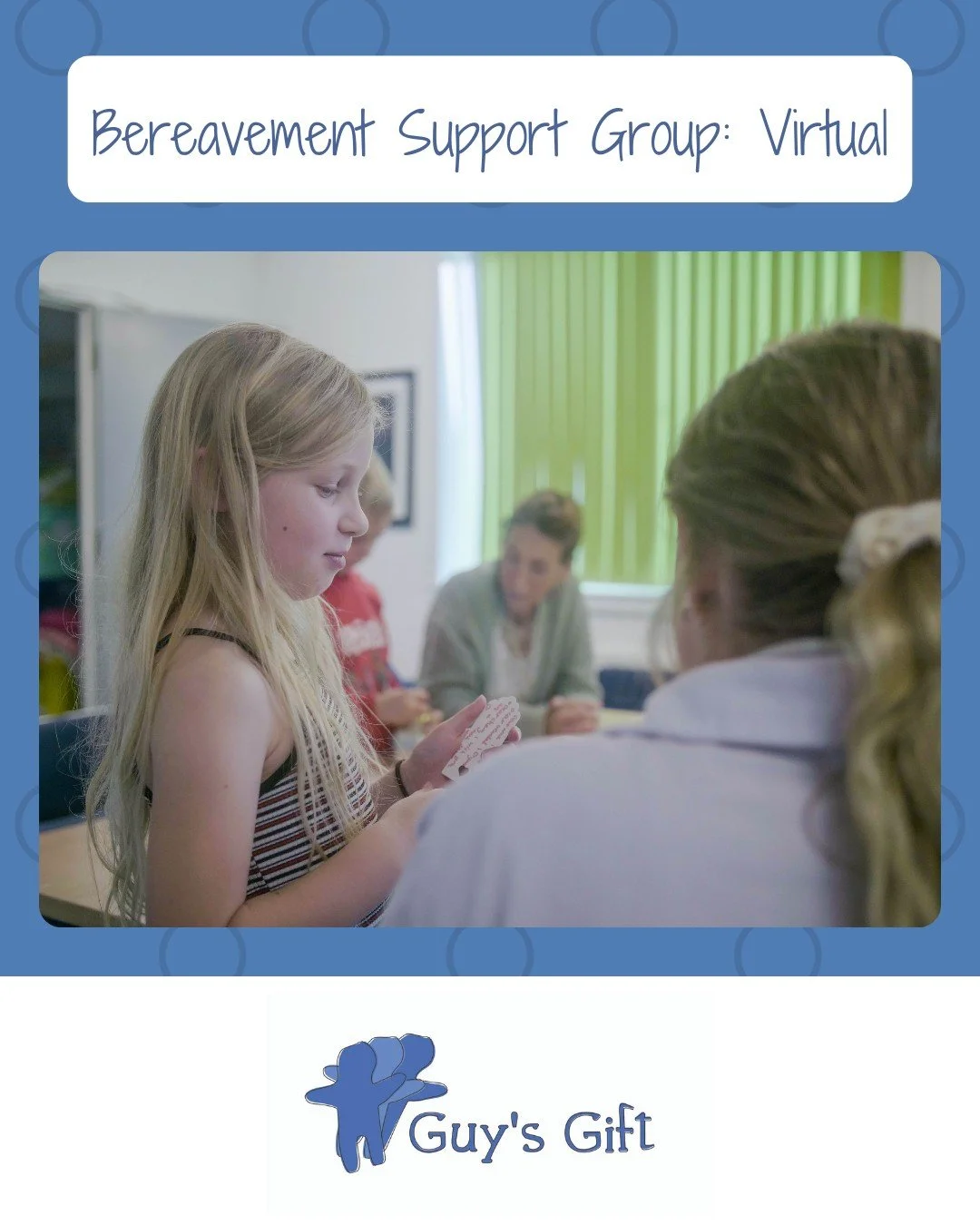 Today we are delighted to welcome our newest in-person bereavement support group in Leamington.

We are excited to be heading to a new to us community venue in Leamington for these sessions, helping us continue to reach children and young people in w