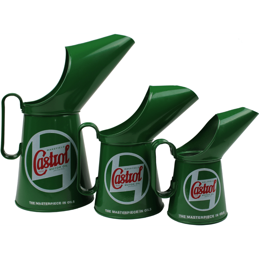 Jug Castrol Replica Pouring Top Up Can Small 1/2 Pint Size Workshop/Garage 