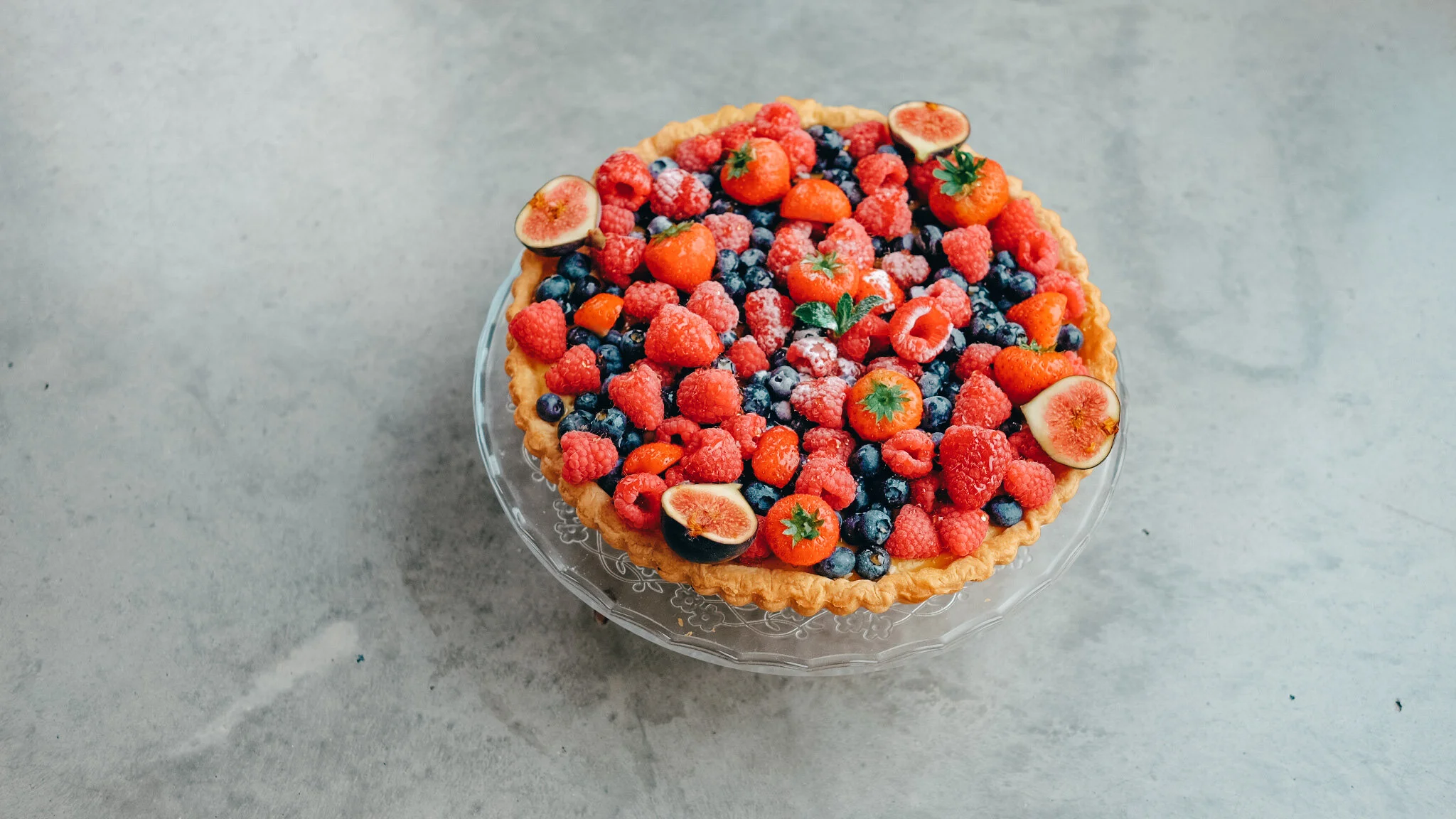 VALENTIJN: RODE VRUCHTENTAART 