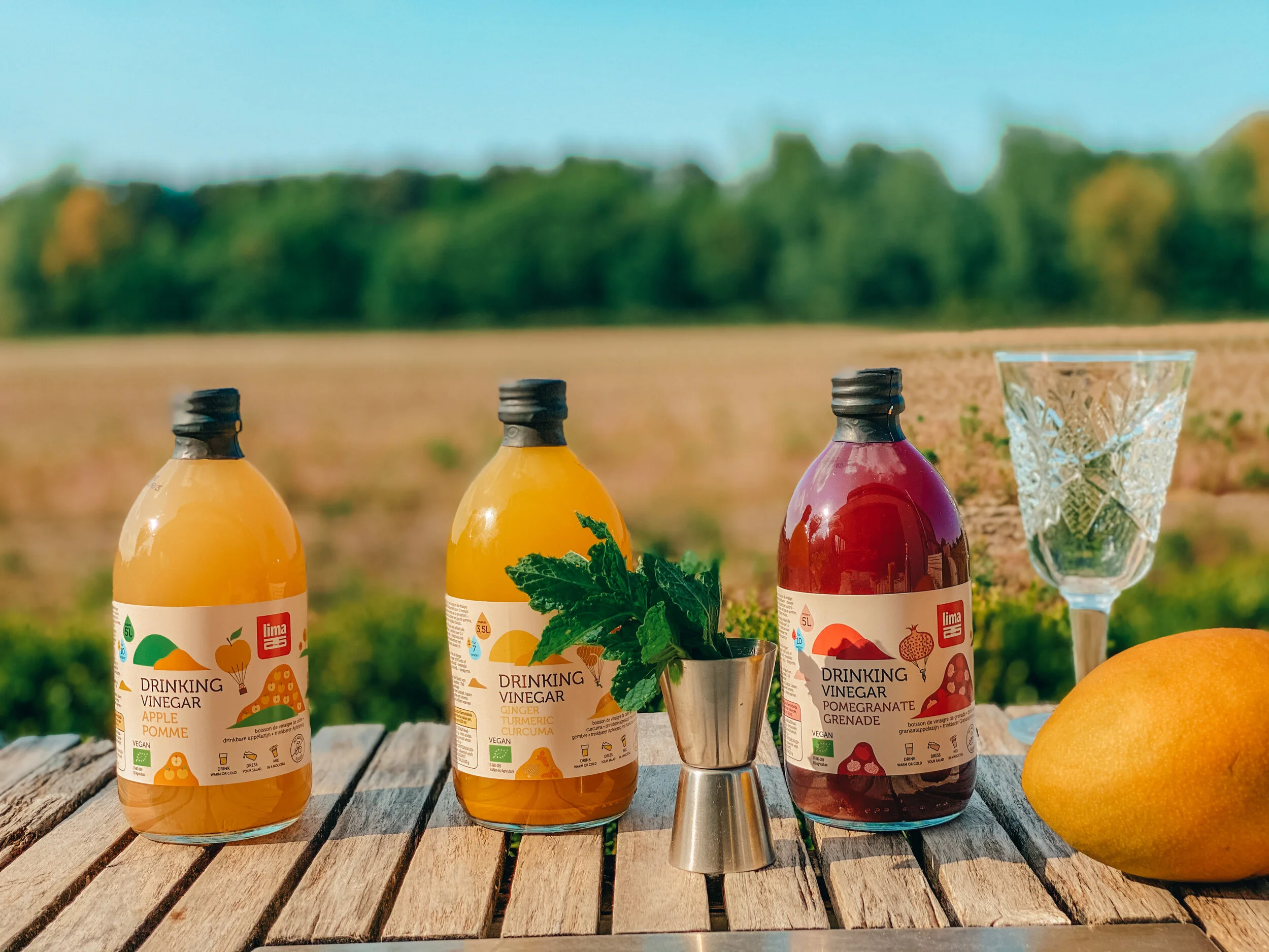 MOCKTAIL MET KURKUMA, GEMBER EN TIJM