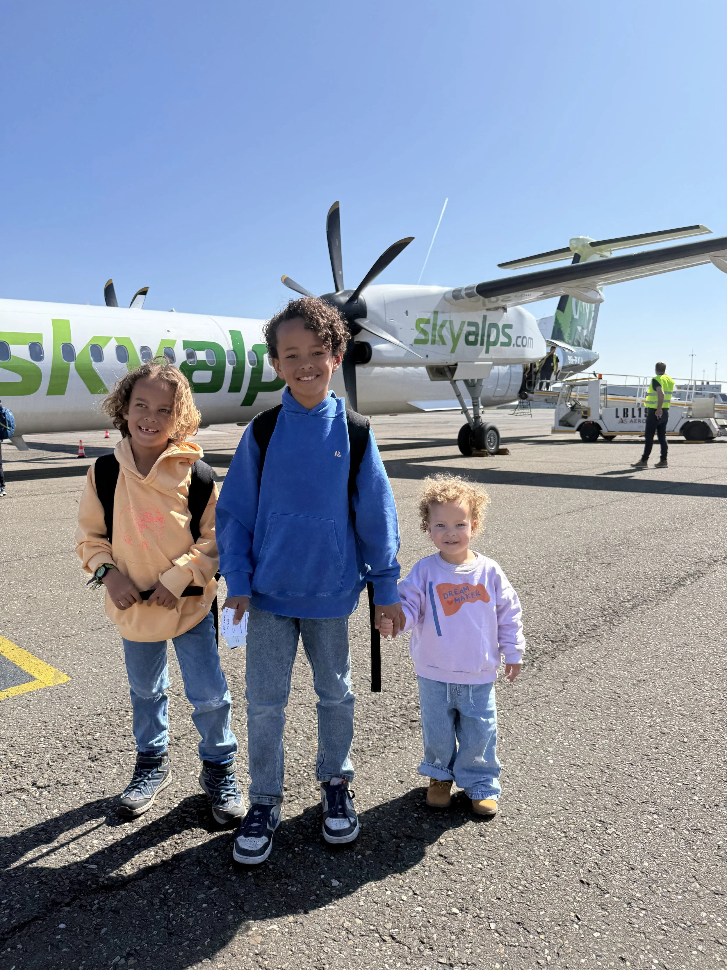 Met Sky Alps richting de Italiaanse bergen