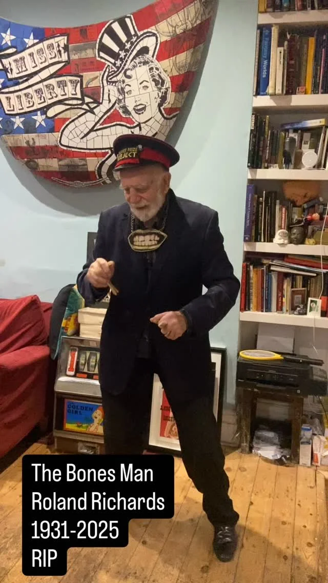 Bones Man - My dad loved any opportunity to play his bones, and it’s incredible that this was him only 5 years ago. I had quite a complicated relationship with him, and my mum always said we were too similar and that’s why we always fough