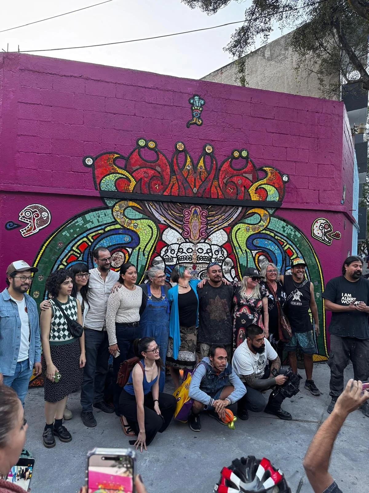 Wow - we did it. Finished on time due to an incredibly talented and hard working team of artists, volunteers and the local community. Fantastic end to an amazing street art festival. Huge thanks to @womb.mexico and @distrito_indeleble for putting on