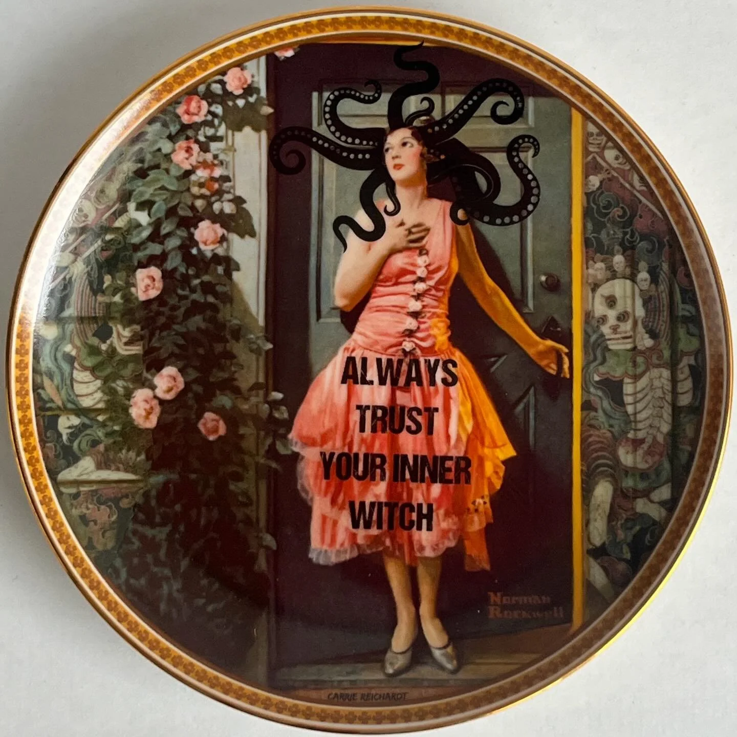 I have four plates in the new exhibition &lsquo;Not my type&rsquo; at the wonderful @atomgallery . Curated by @joey_never_met_doris - it&rsquo;s a fantastic line up of artists. Private view is tonight .