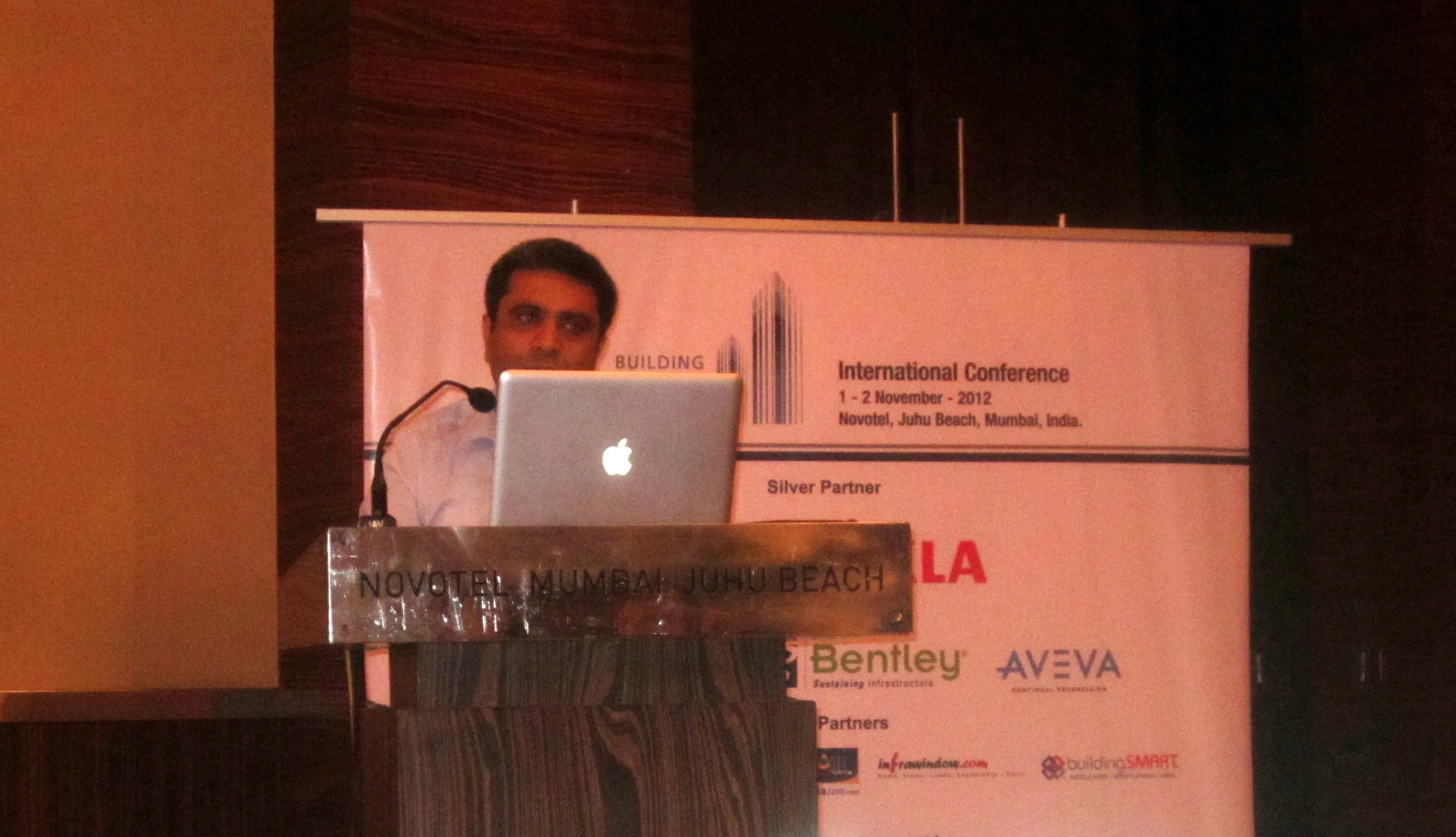 Arch. Sundeep Gwash as 'Guest Speaker' at 'International Conference on BIM' - November 2012