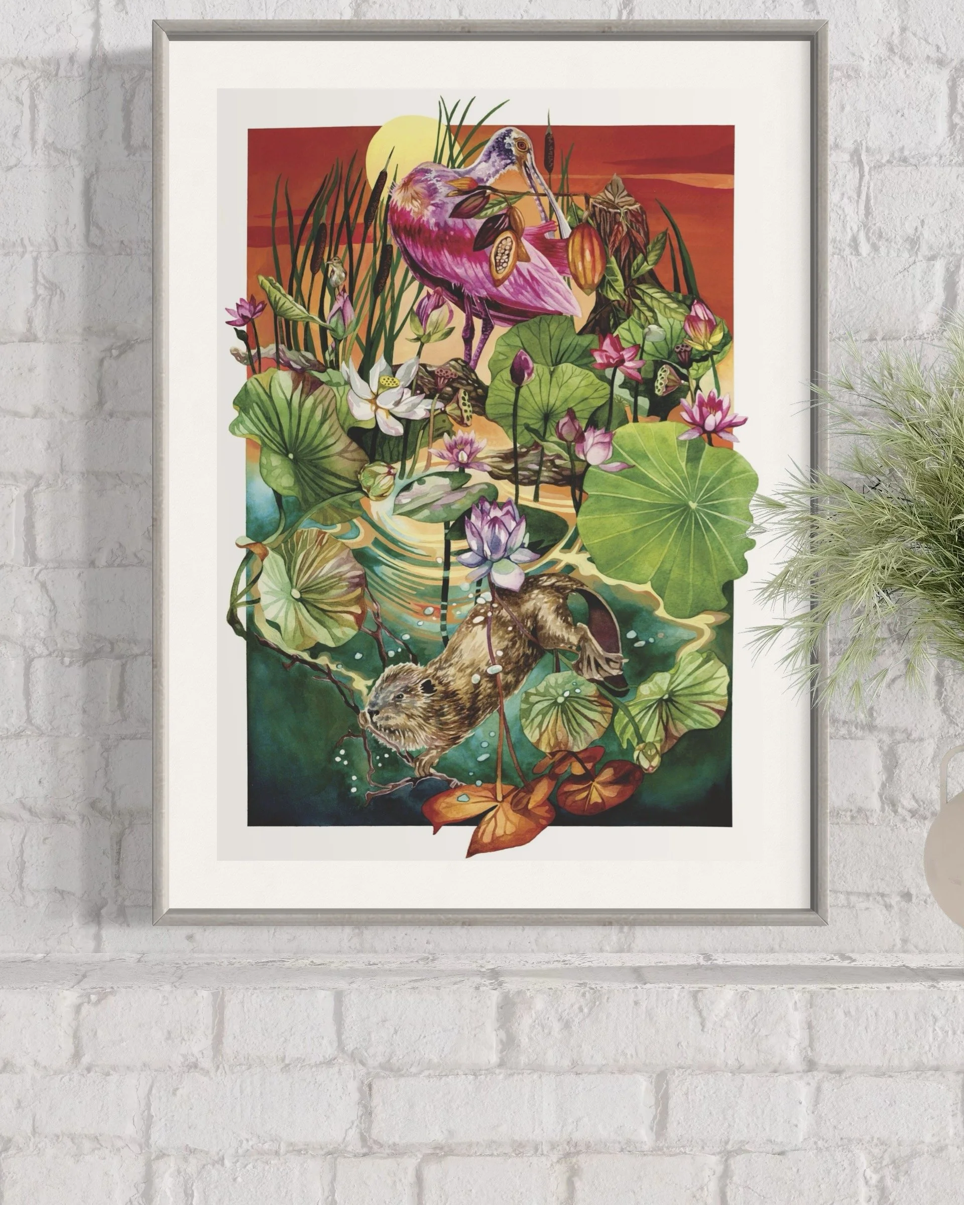 Spoonbill and Beaver