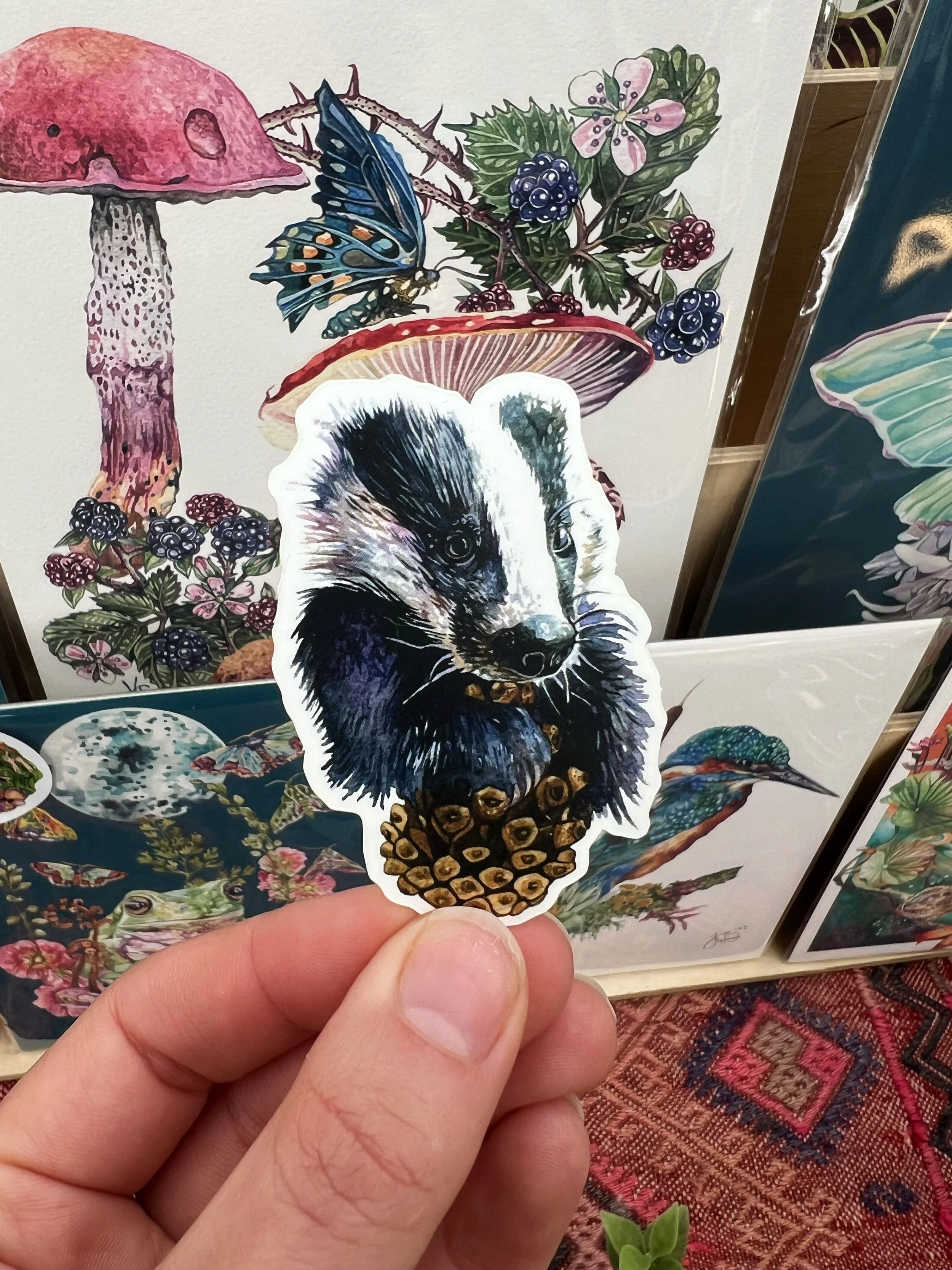 Badger sticker