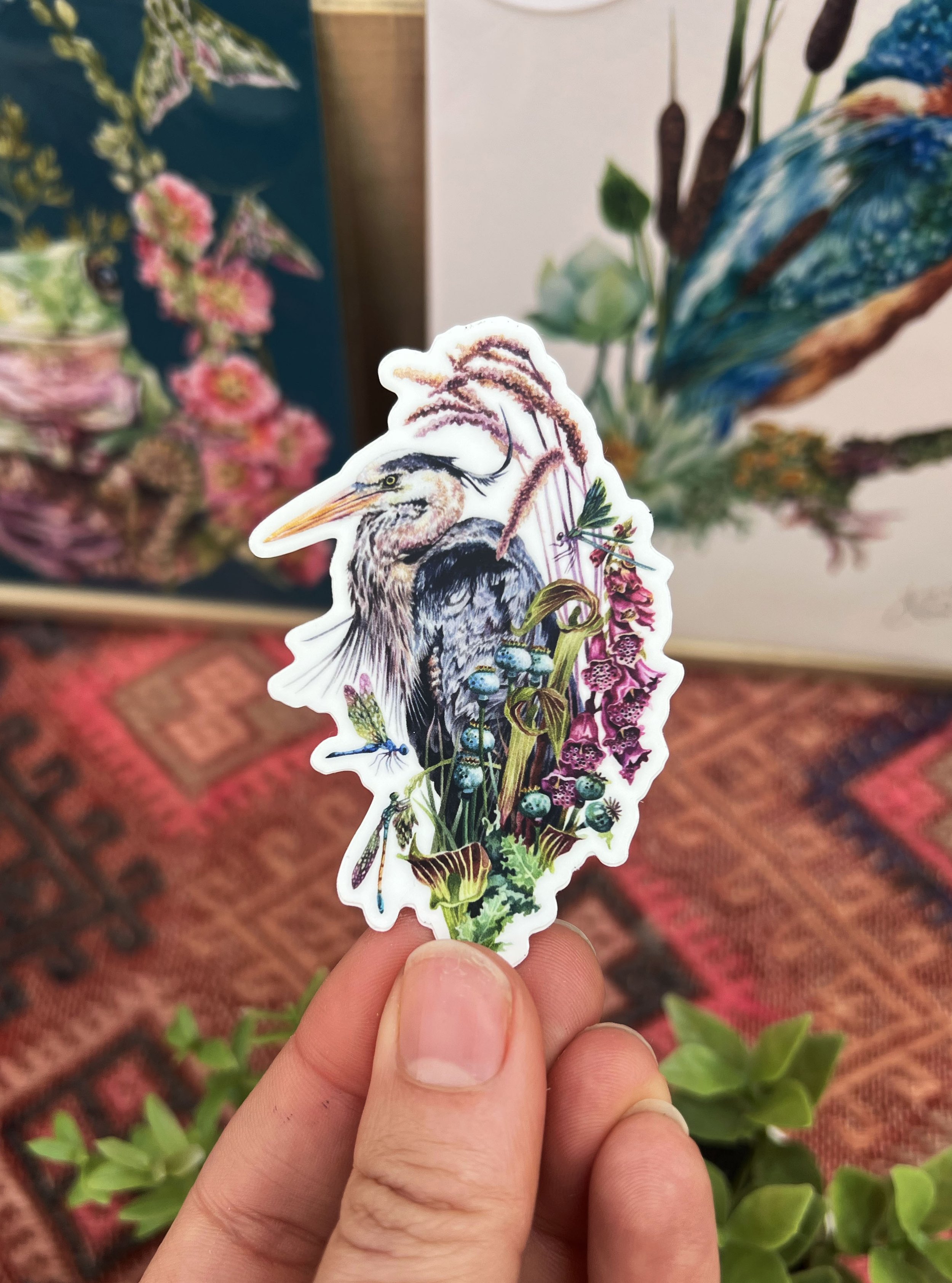 Heron sticker