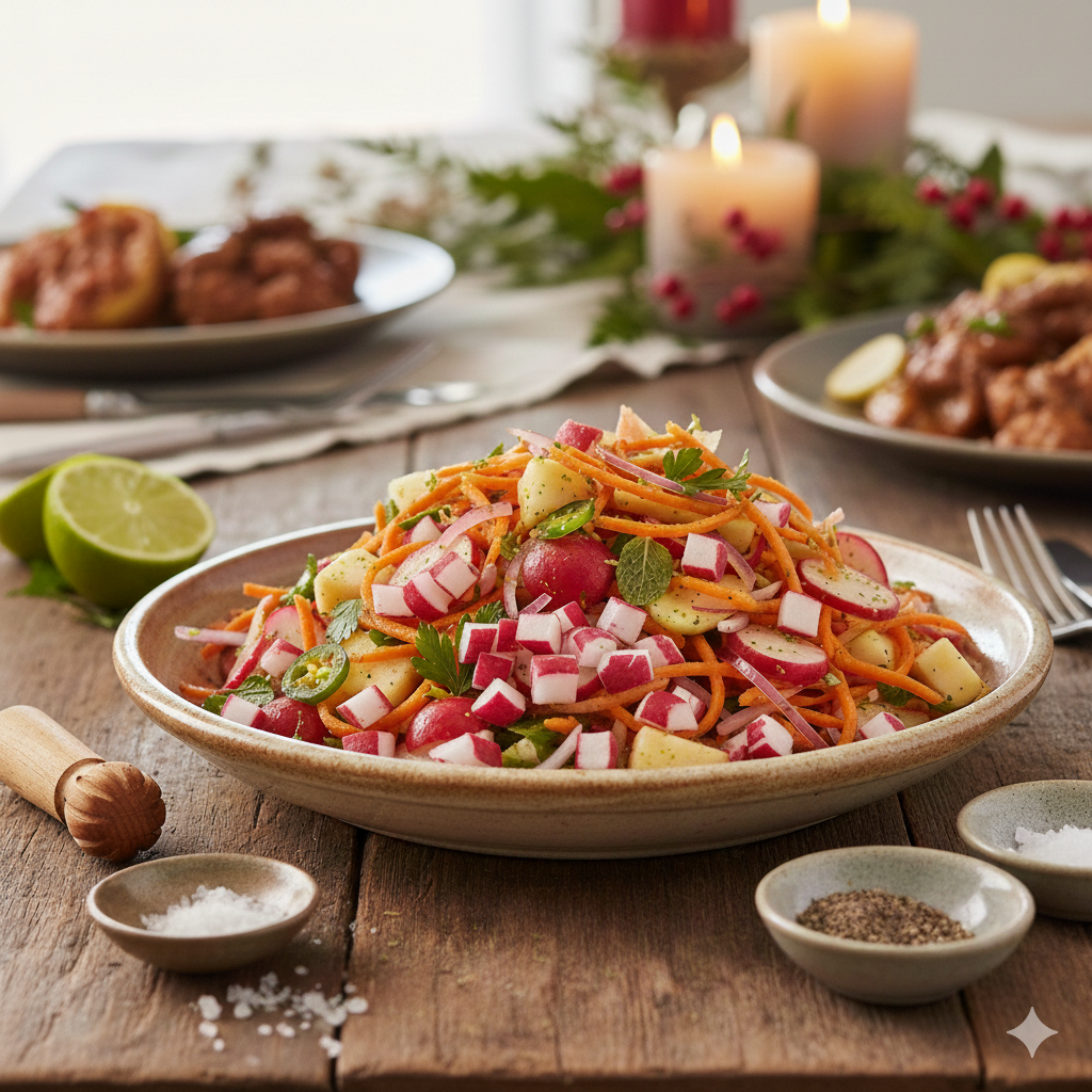 Carrot, Radish and Apple Relish